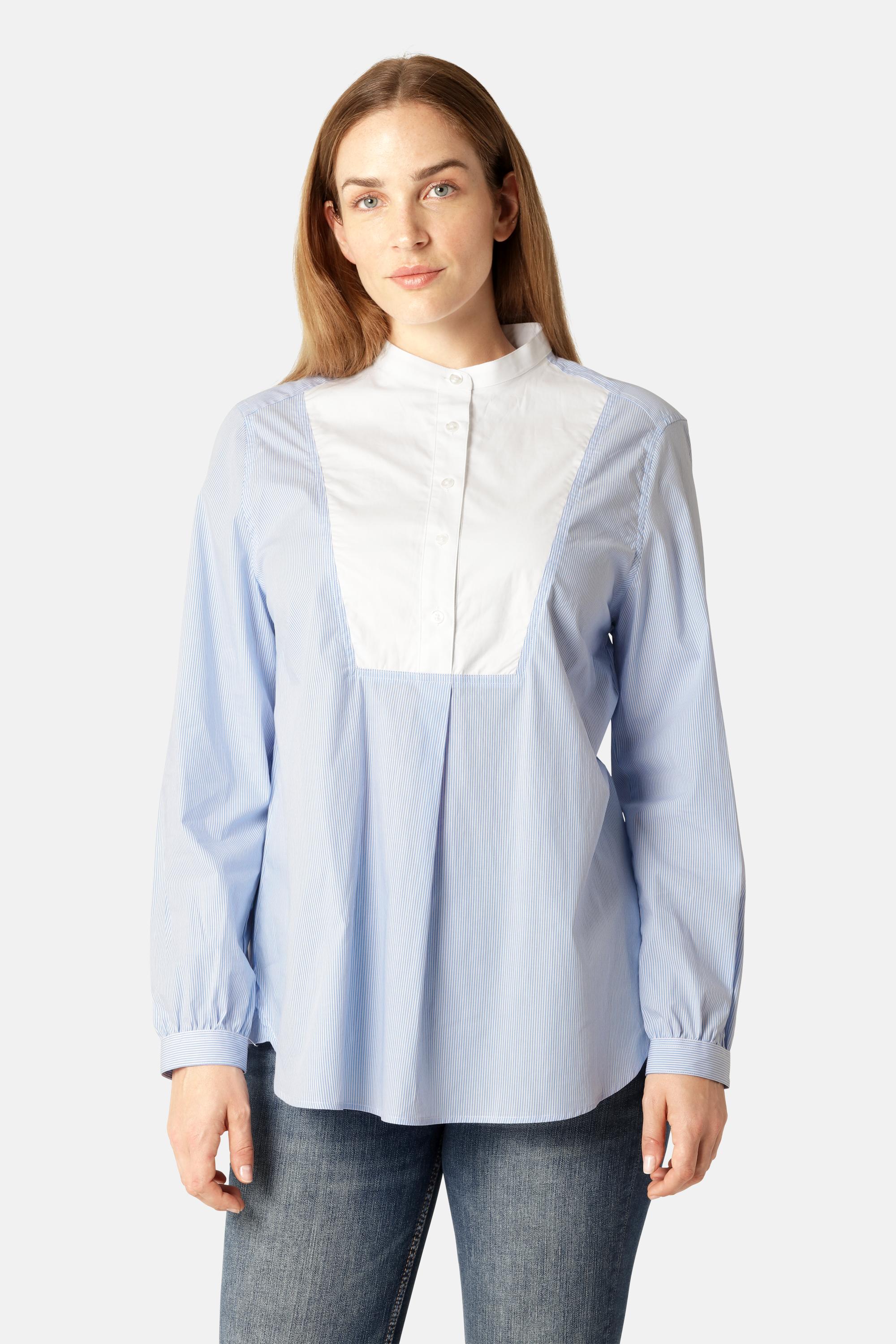 Klassisk Skjorte Lang Ryg Striber - Heather