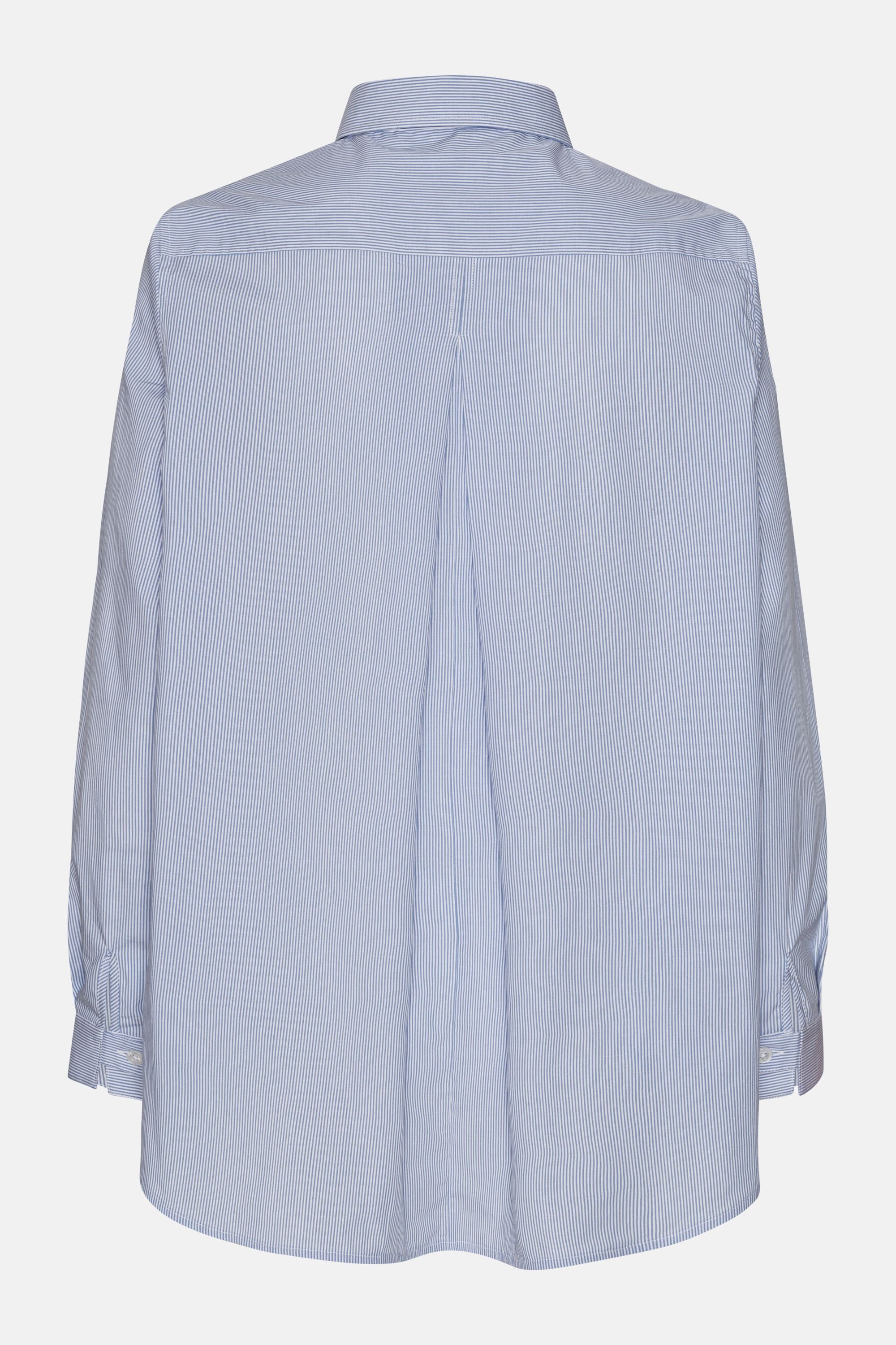 Skjorte Med Fald Bagpå Striber - Heather