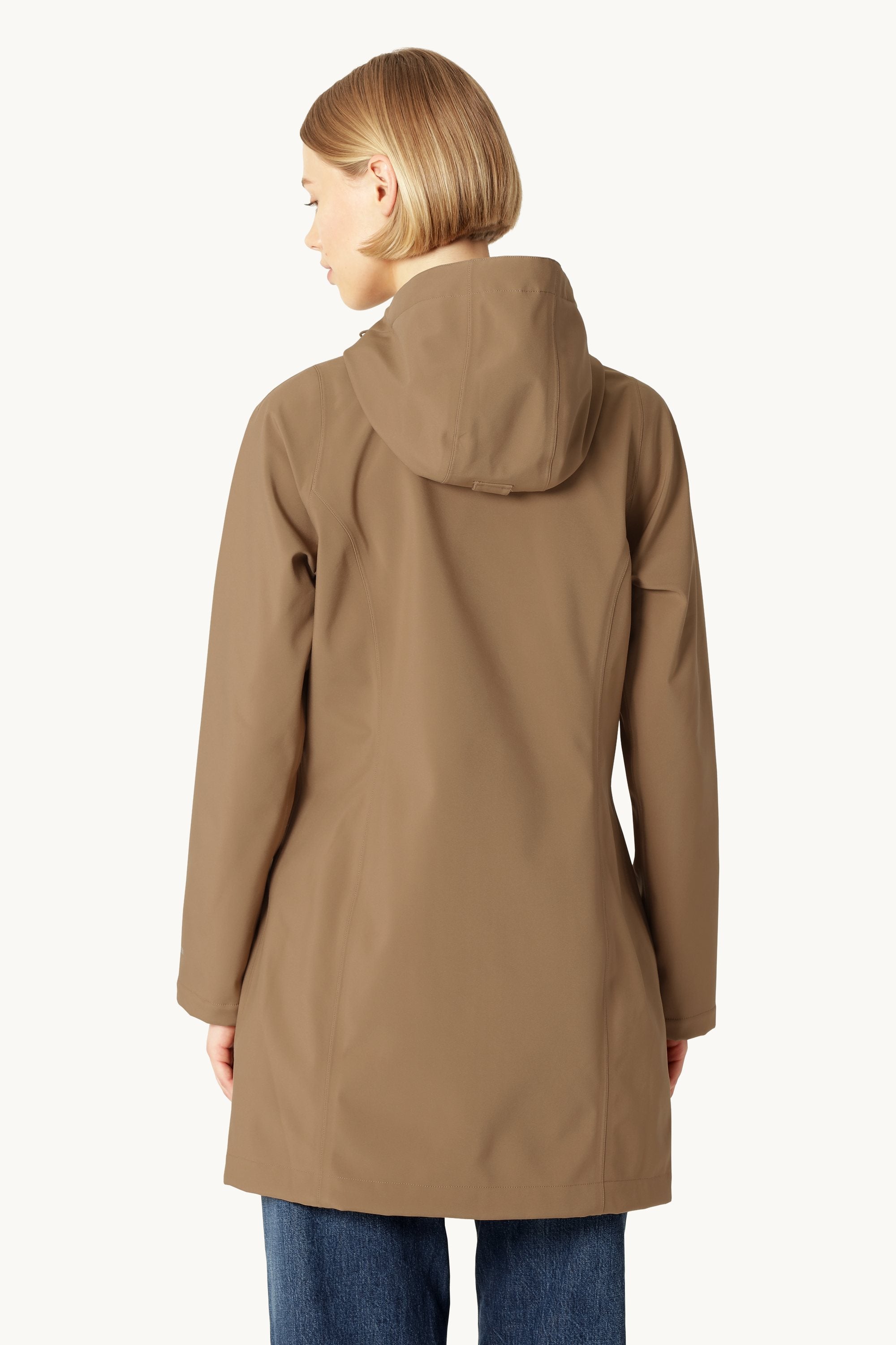 Softshell Regnfrakke - Mocca
