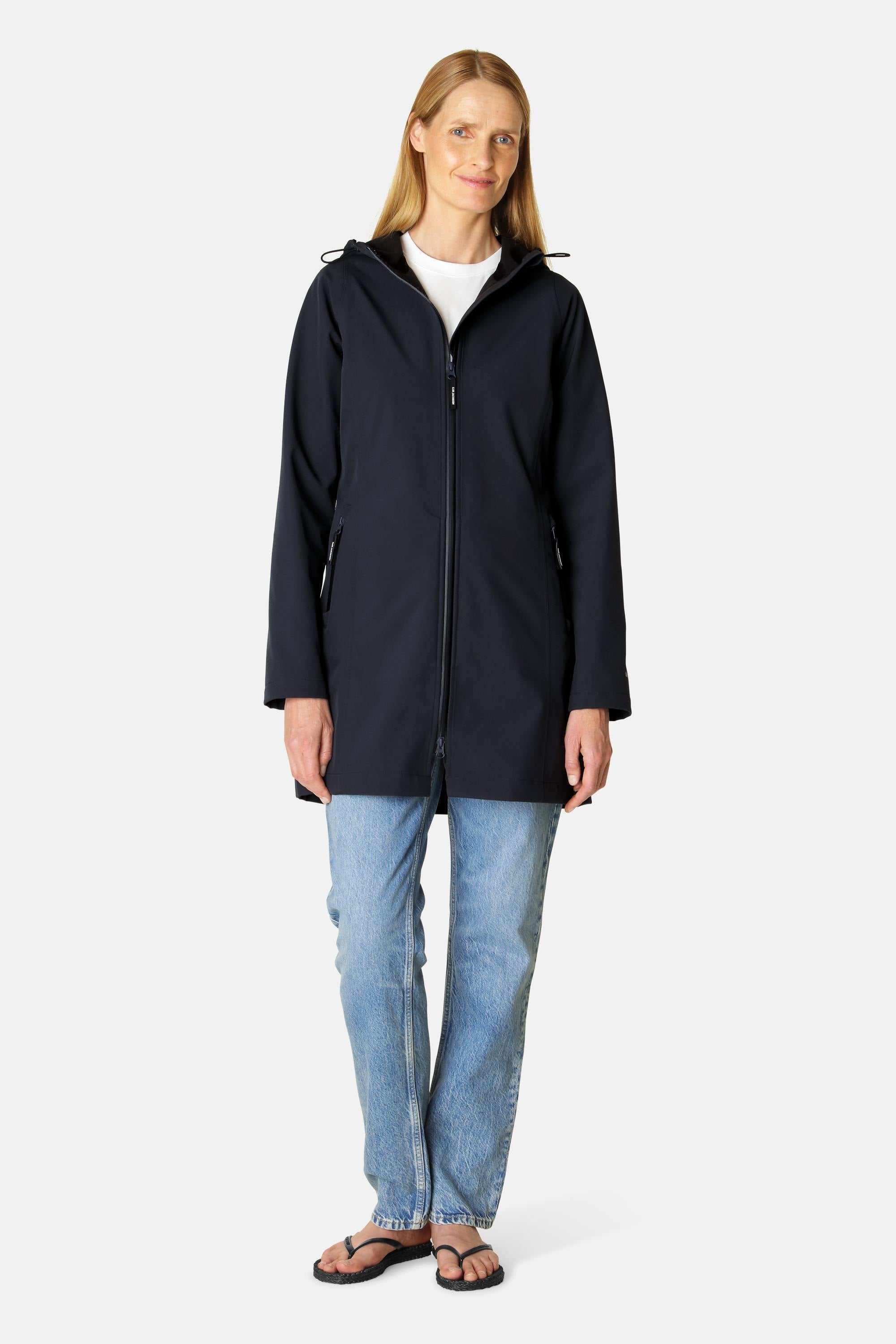 Softshell Raincoat - Dark Indigo