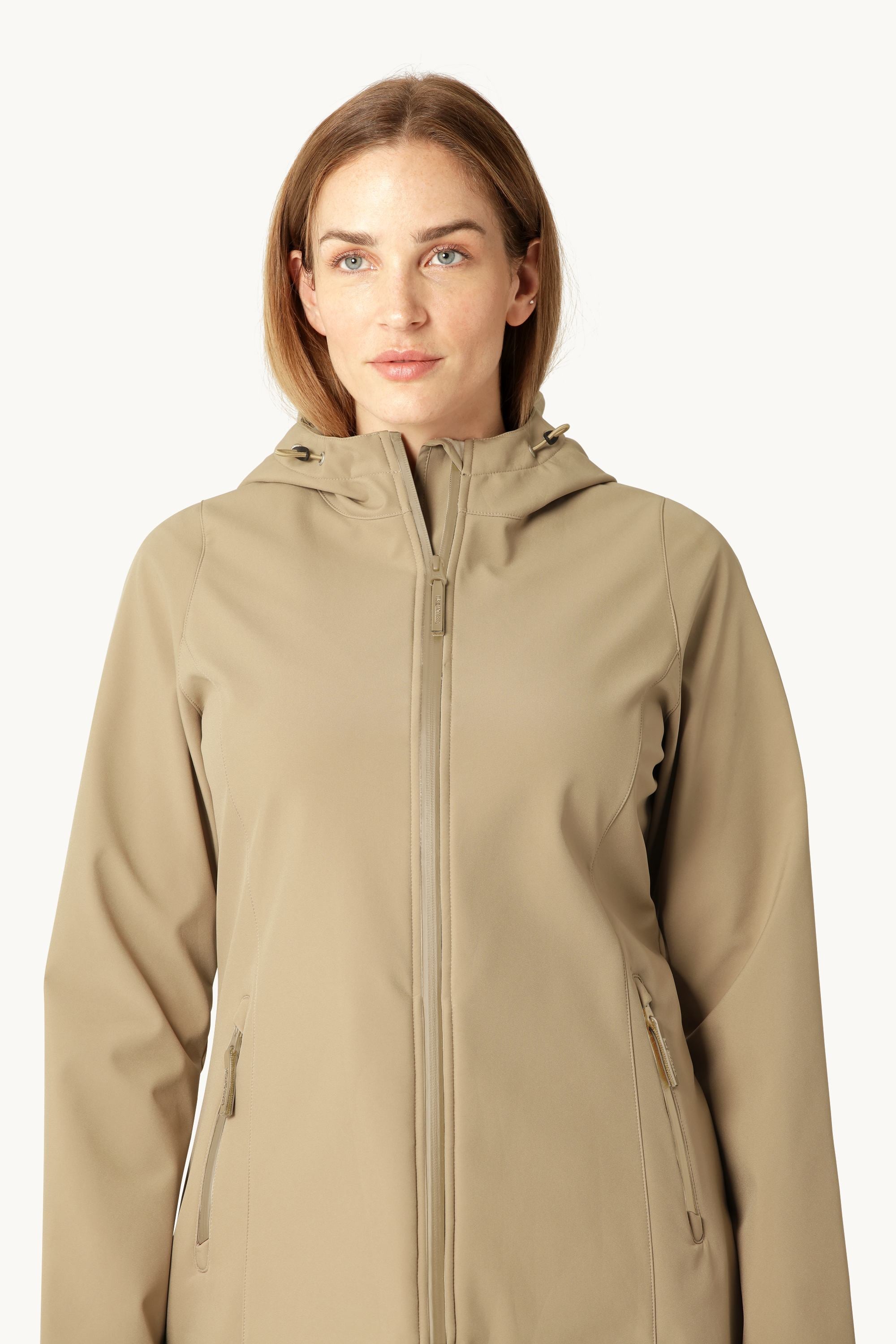 Softshell Regnjakke - Greige