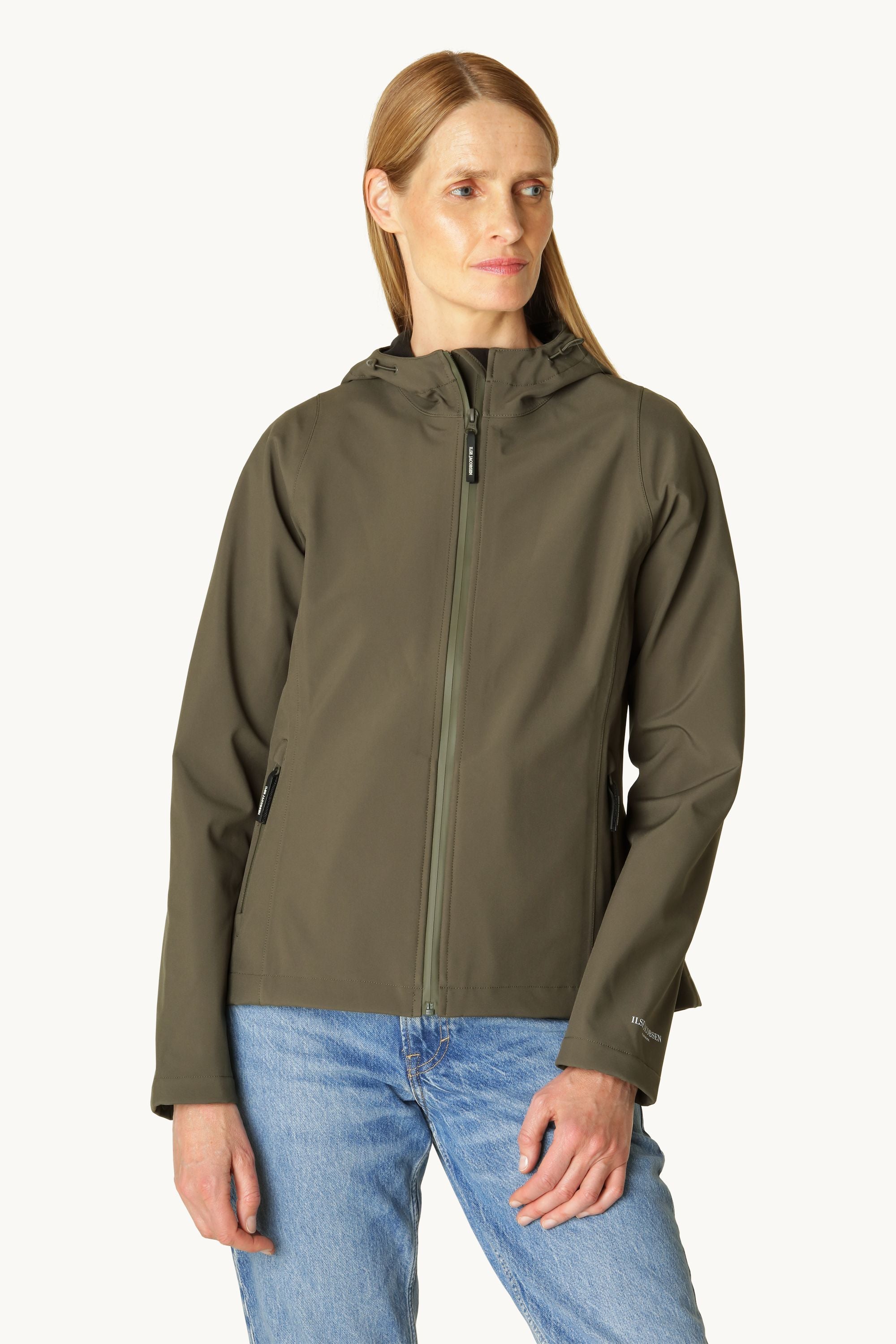 Short Softshell Raincoat - Army