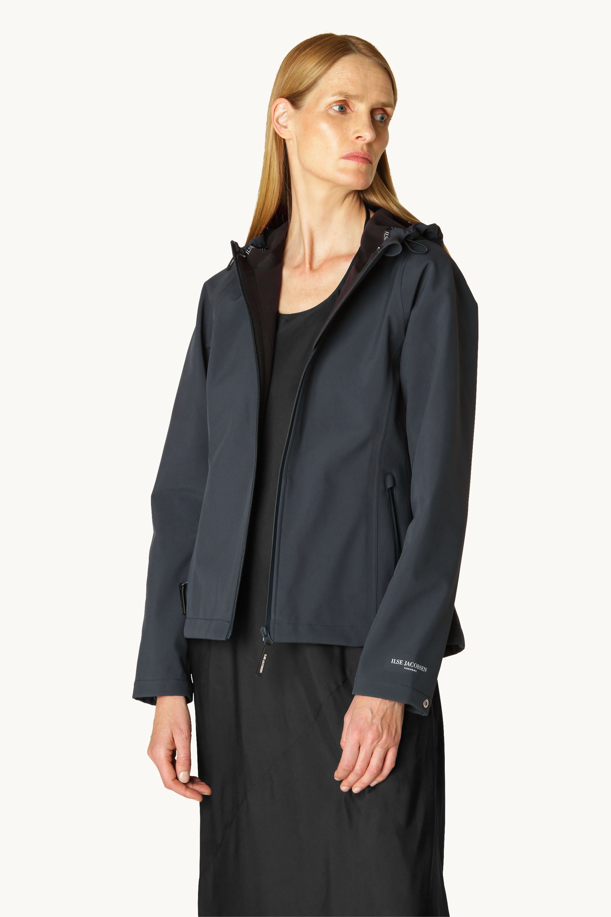 Short Softshell Raincoat - Dark Indigo