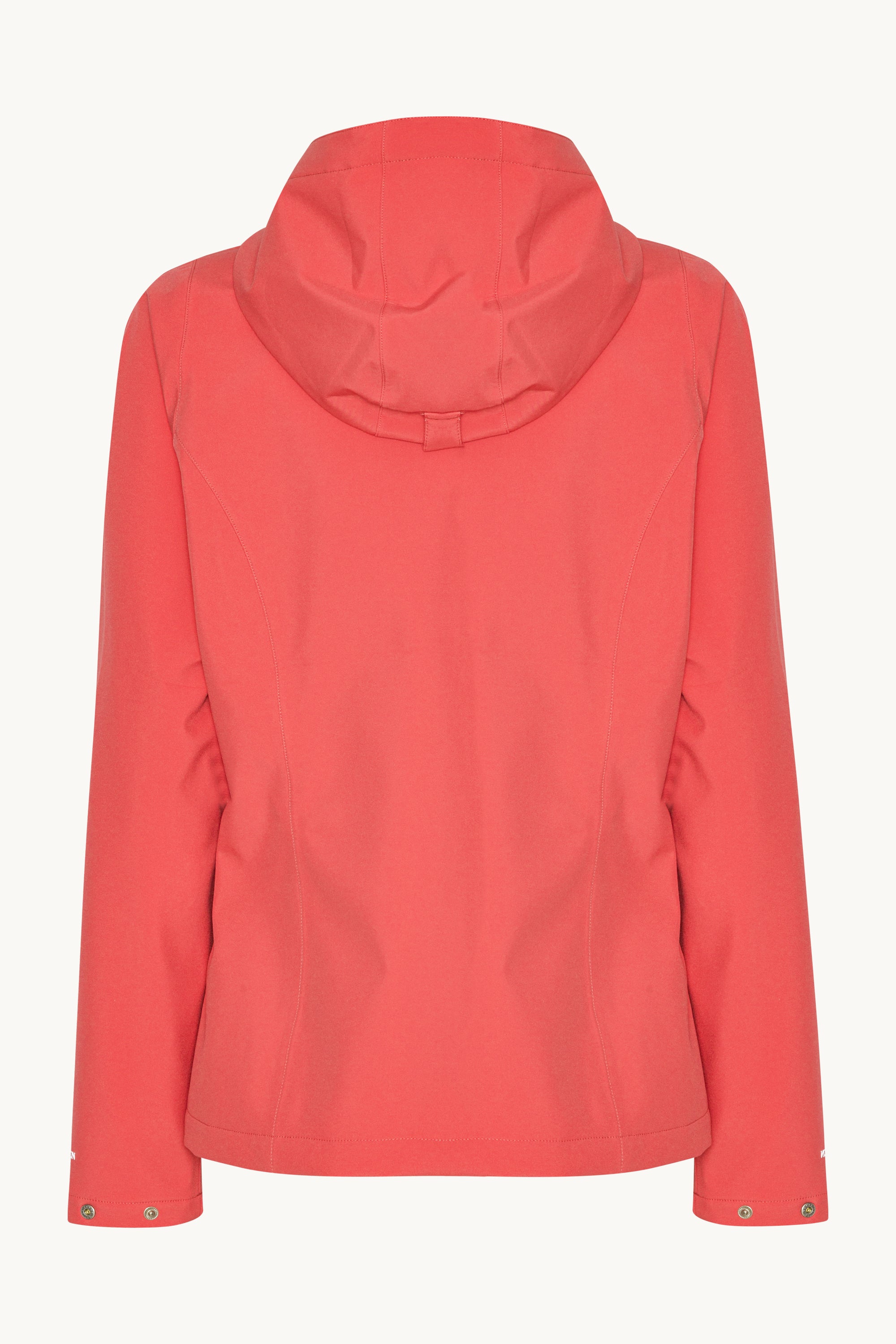 Kort Softshell Regnjakke - Spiced Coral