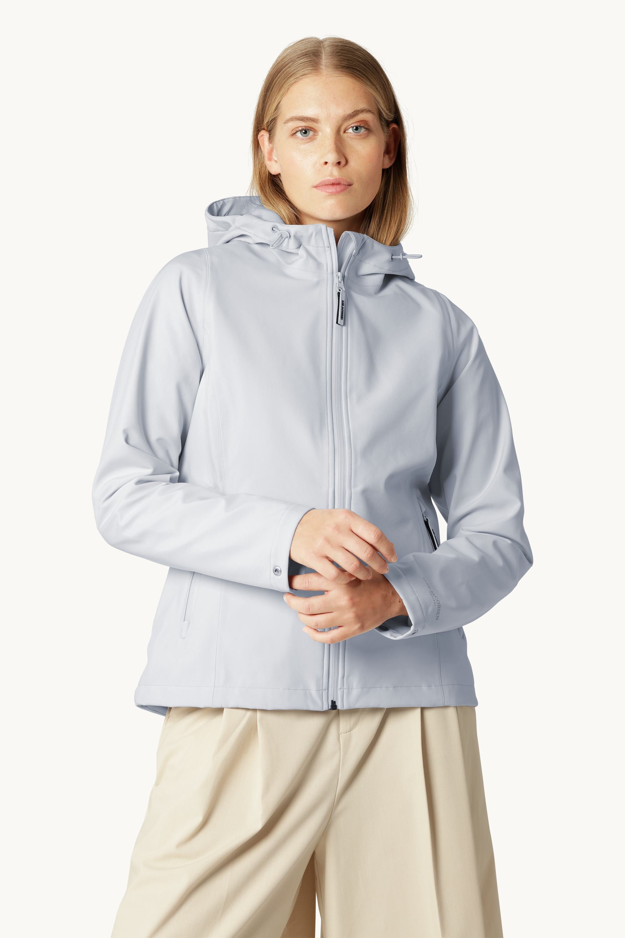 Kort Softshell Regnjakke - Heather