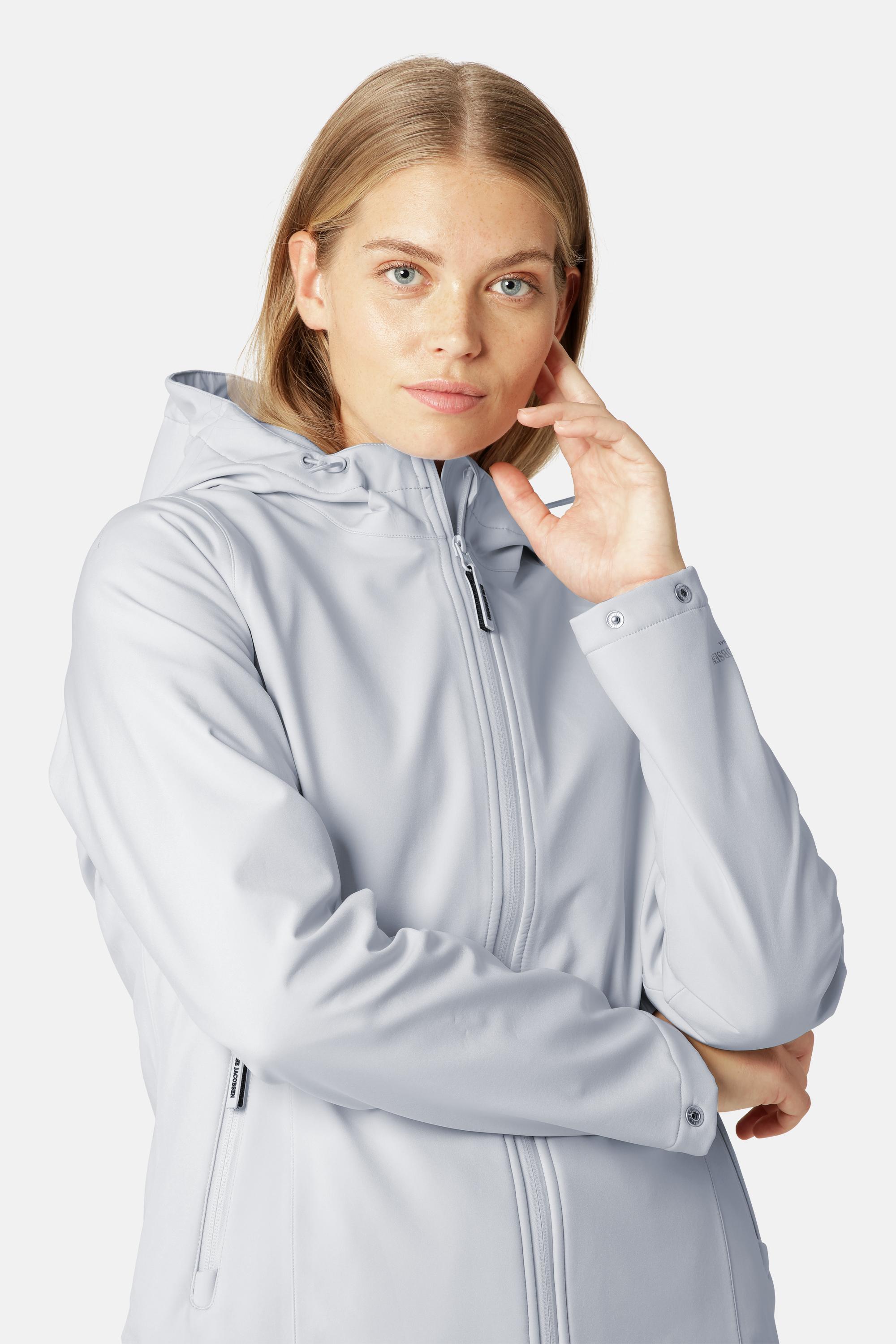 Kort Softshell Regnjakke - Heather