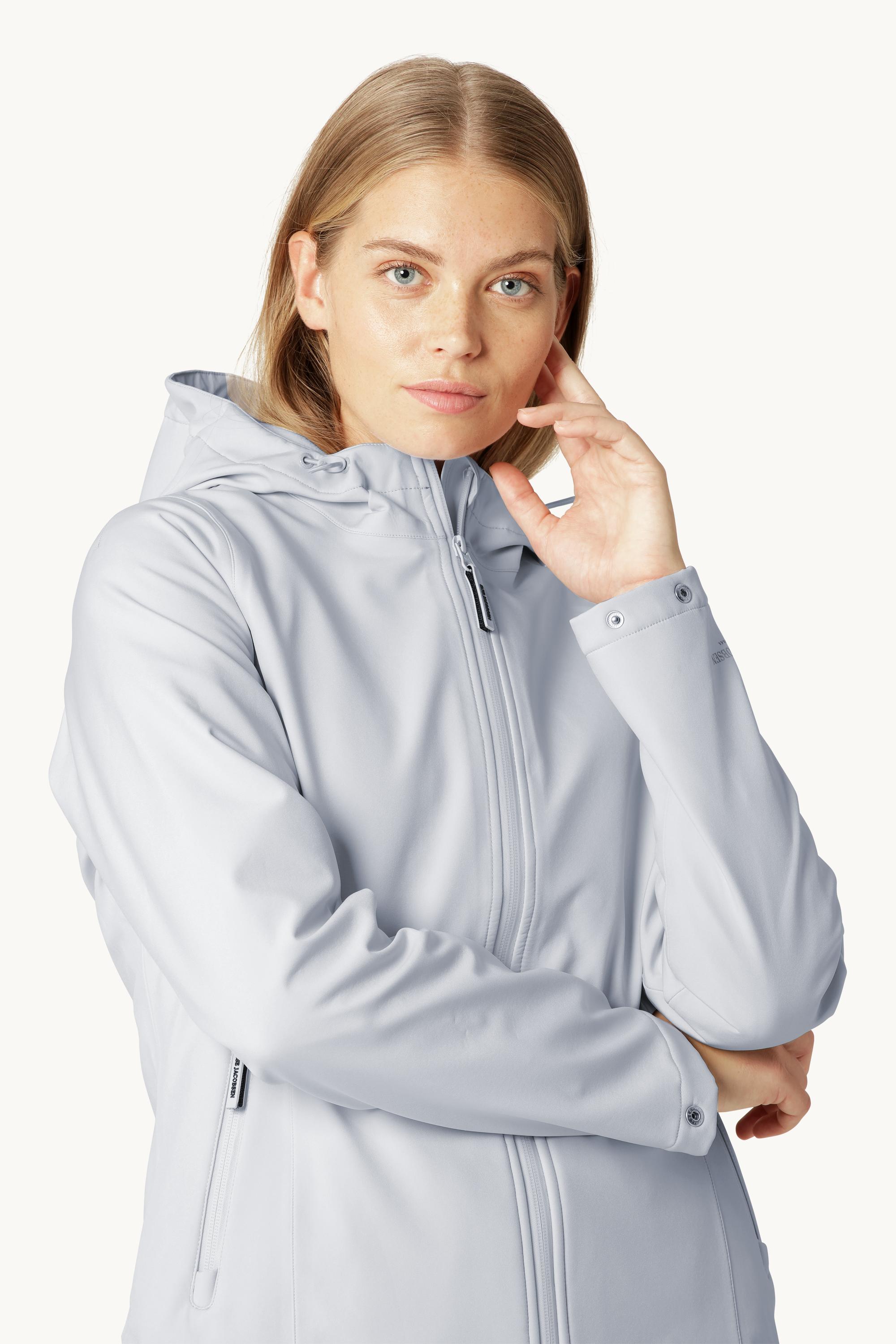 Kort Softshell Regnjakke - Heather