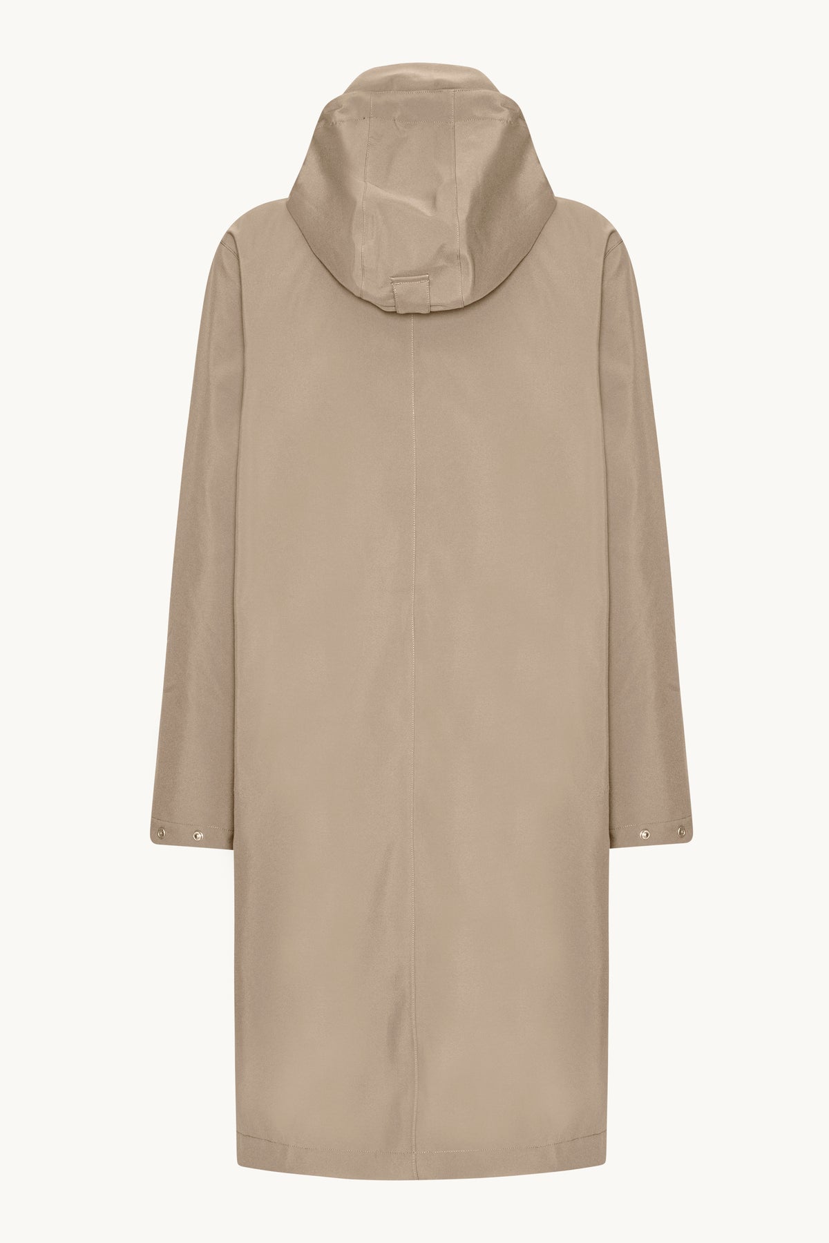 Lang Softshell Regnfrakke - Greige