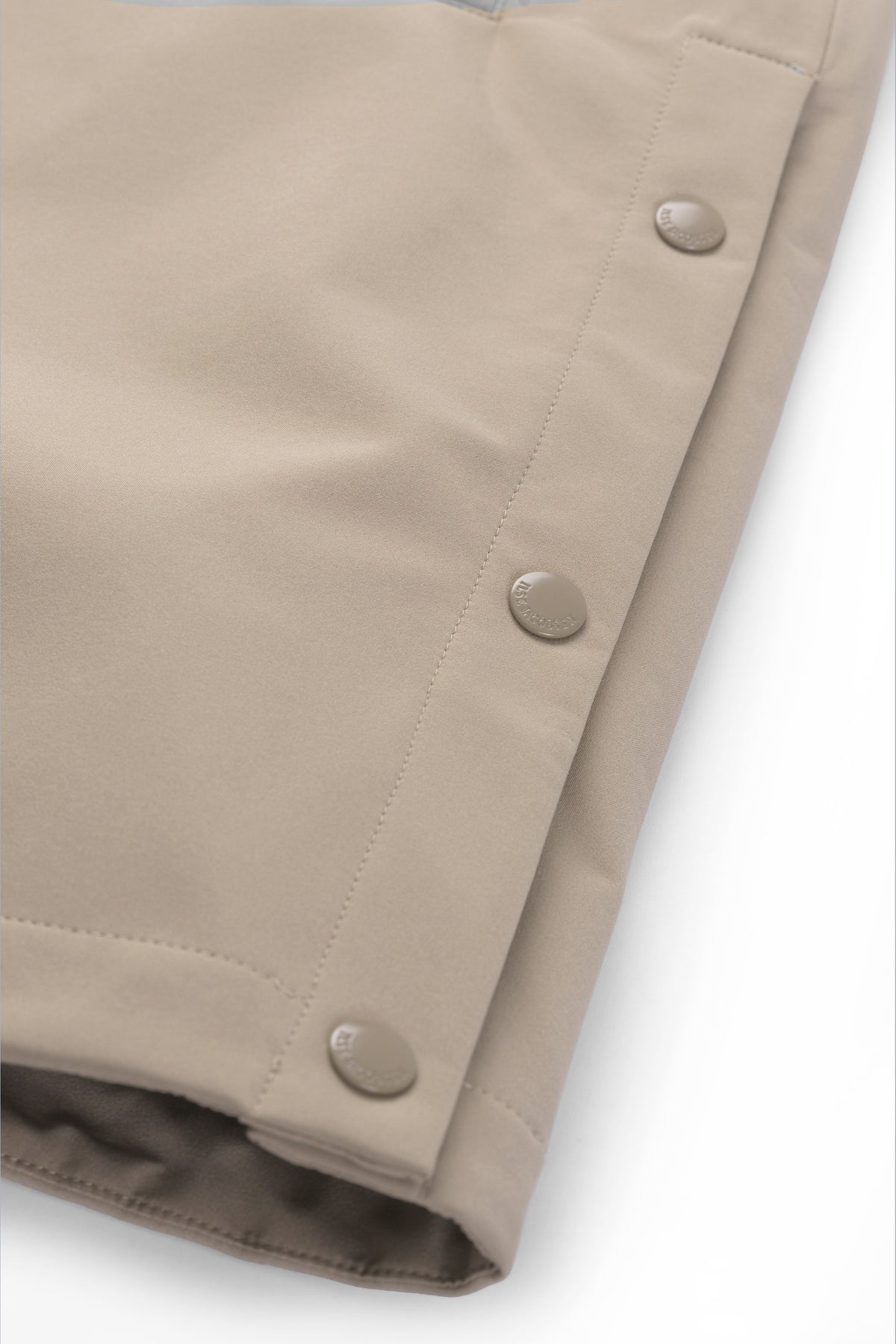 Lang Softshell Regnfrakke - Greige
