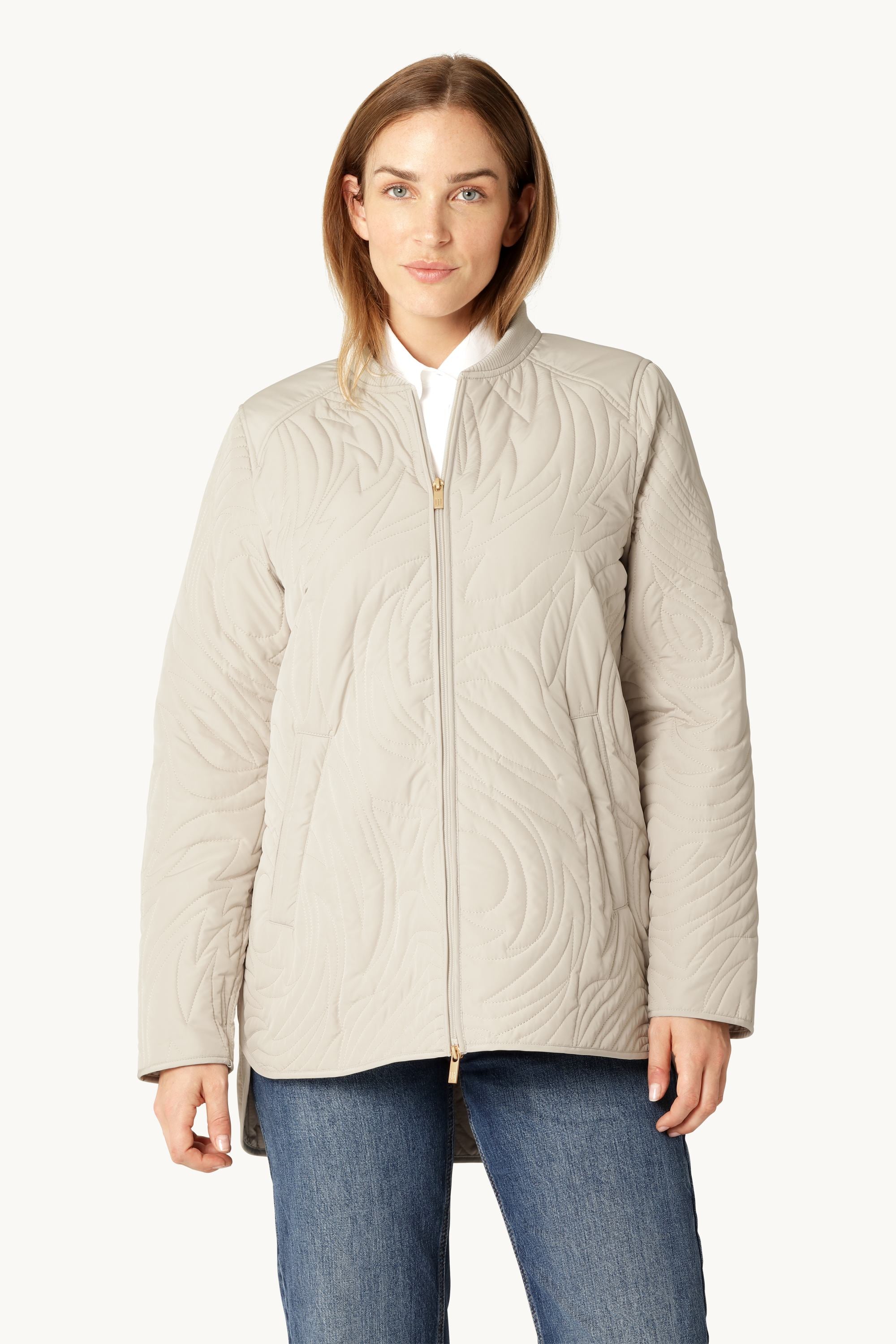 Kort Quiltet Jakke - Kit