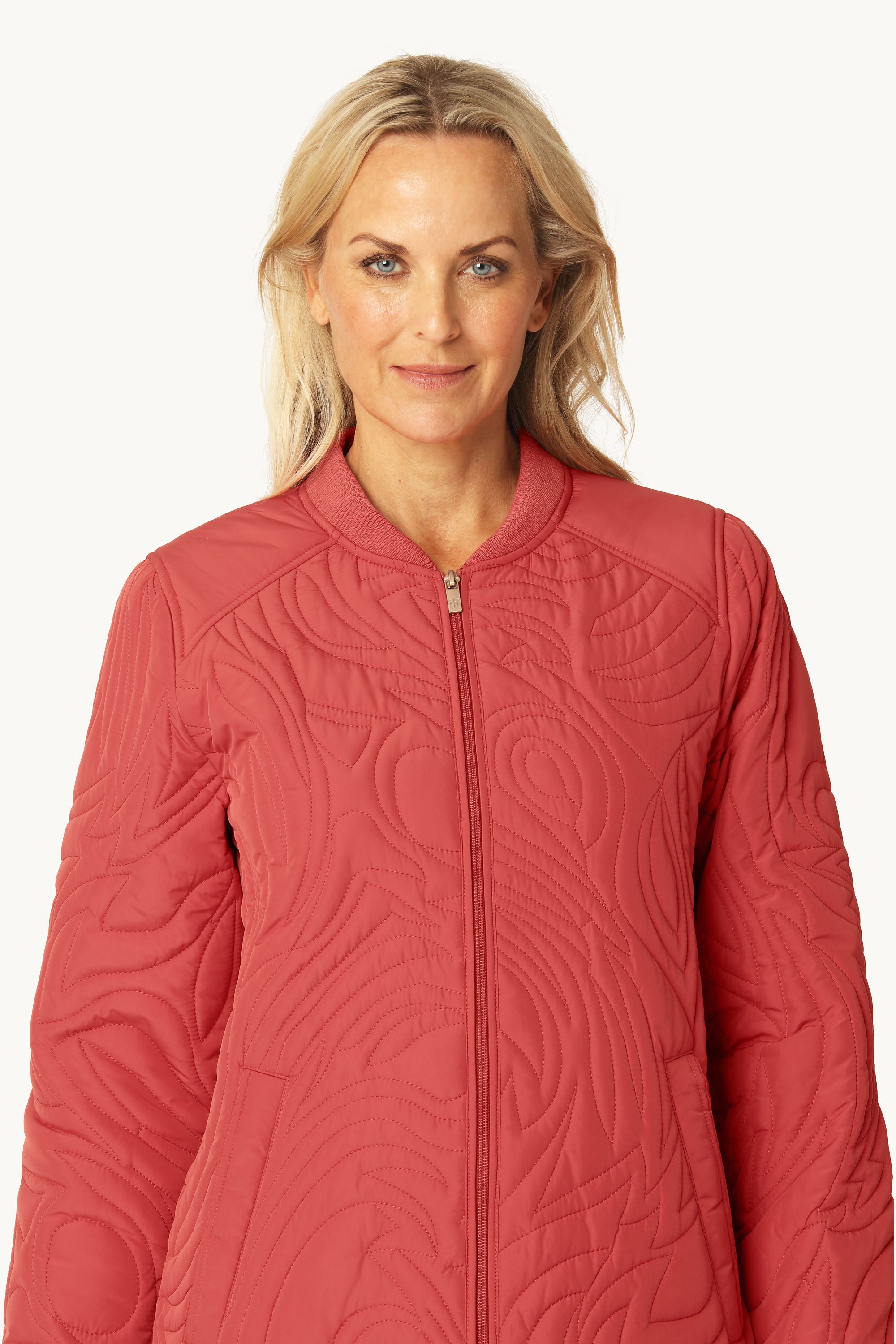 Kort Quiltet Jakke - Baked Apple