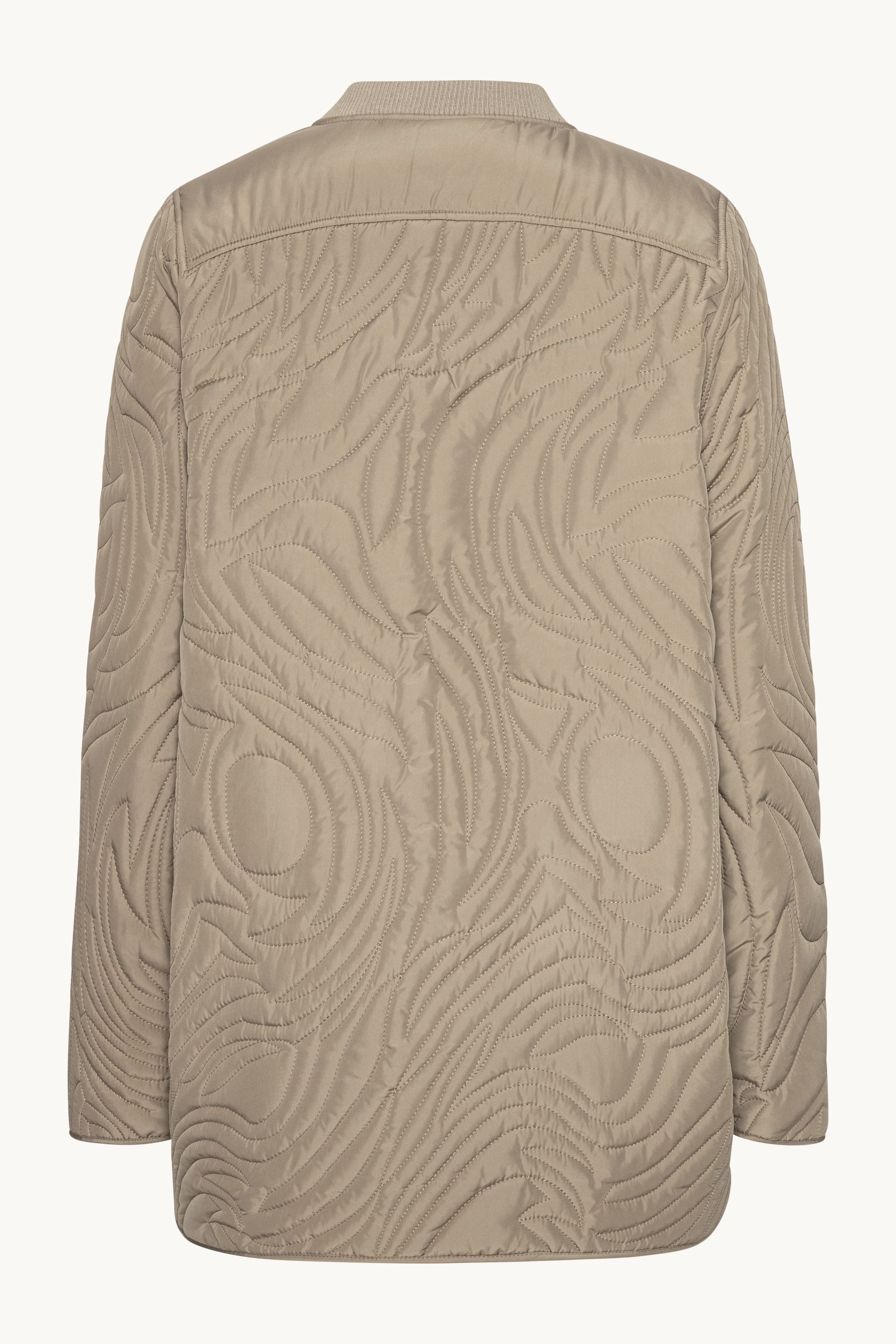 Kort Quiltet Jakke - Coriander