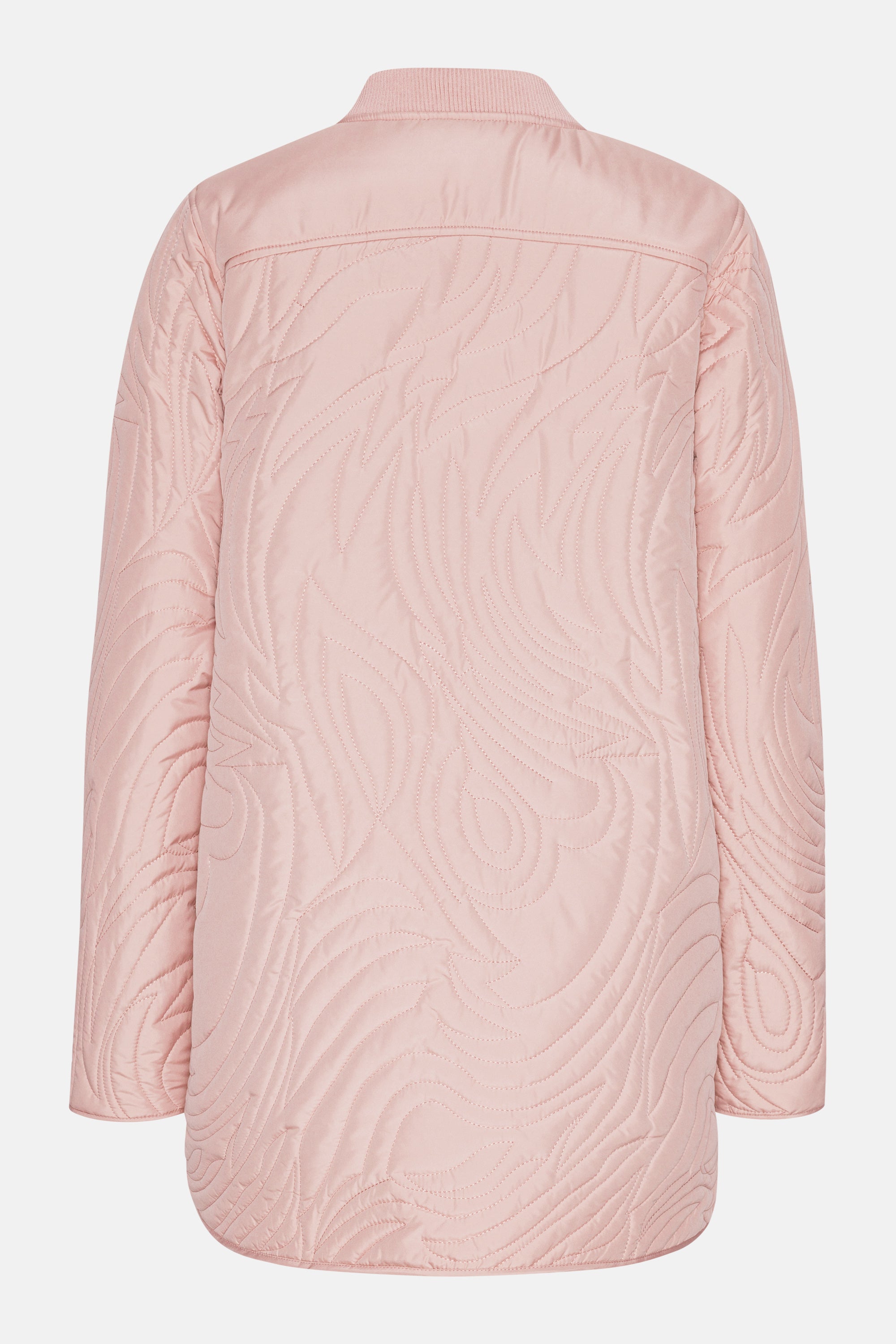 Kort Quiltet Jakke - Peachskin