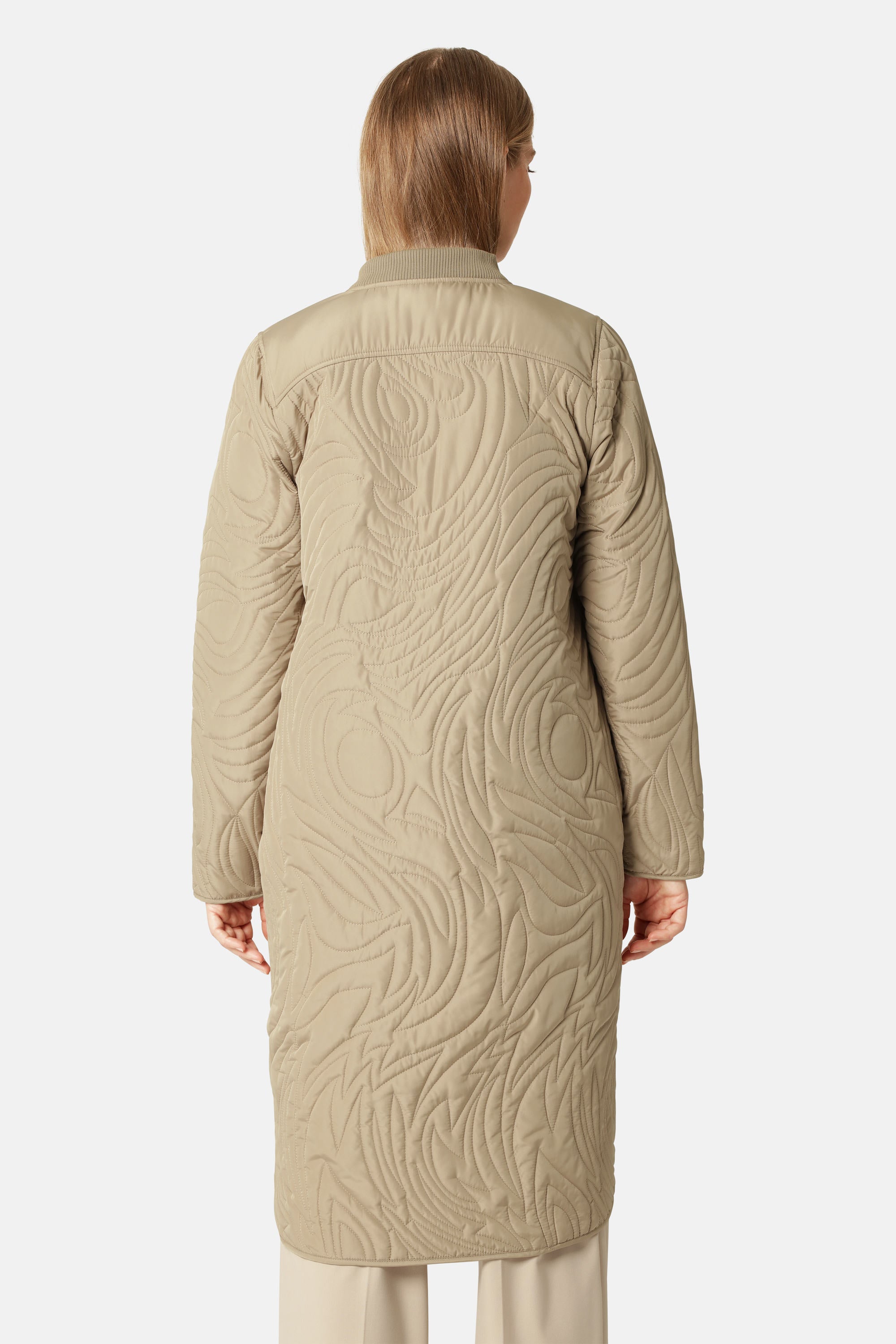 Quiltet Jakke - Greige