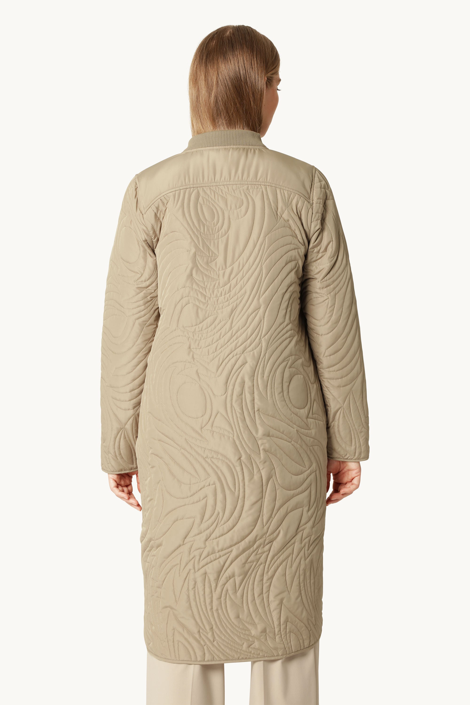 Quiltet Jakke - Greige