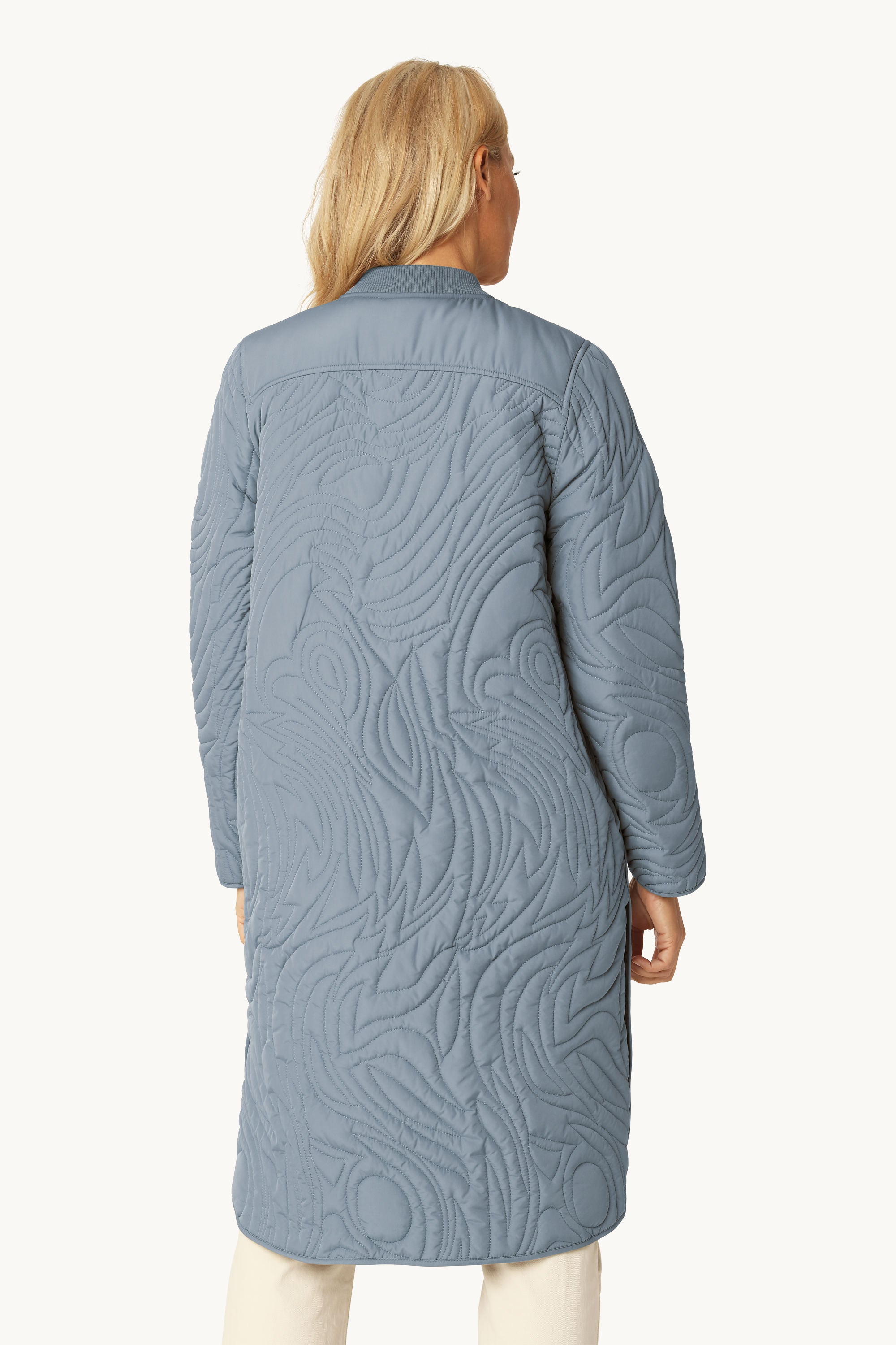 Quiltet Jakke - Grey Blue