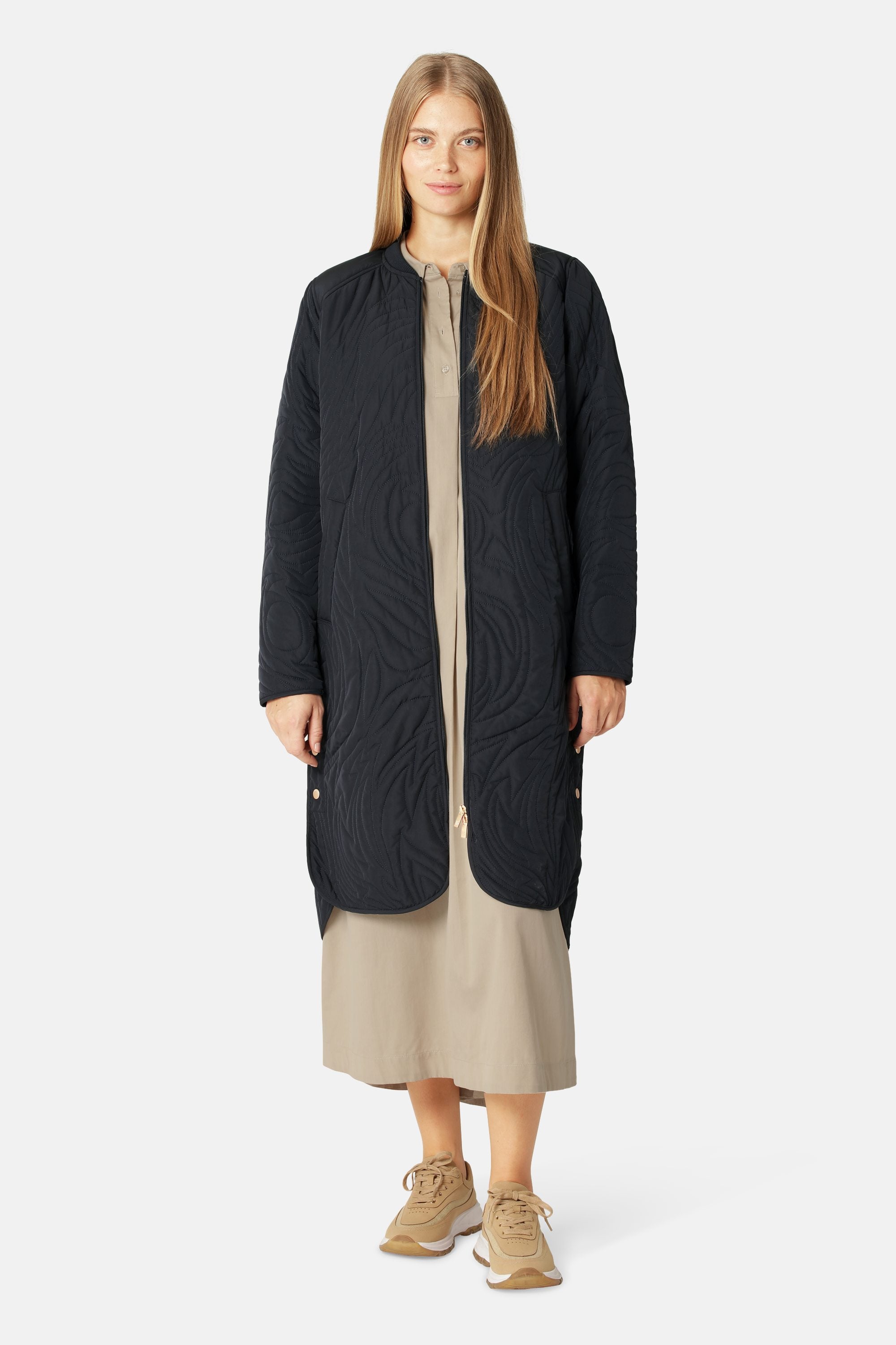 Quiltet Jakke - Dark Indigo