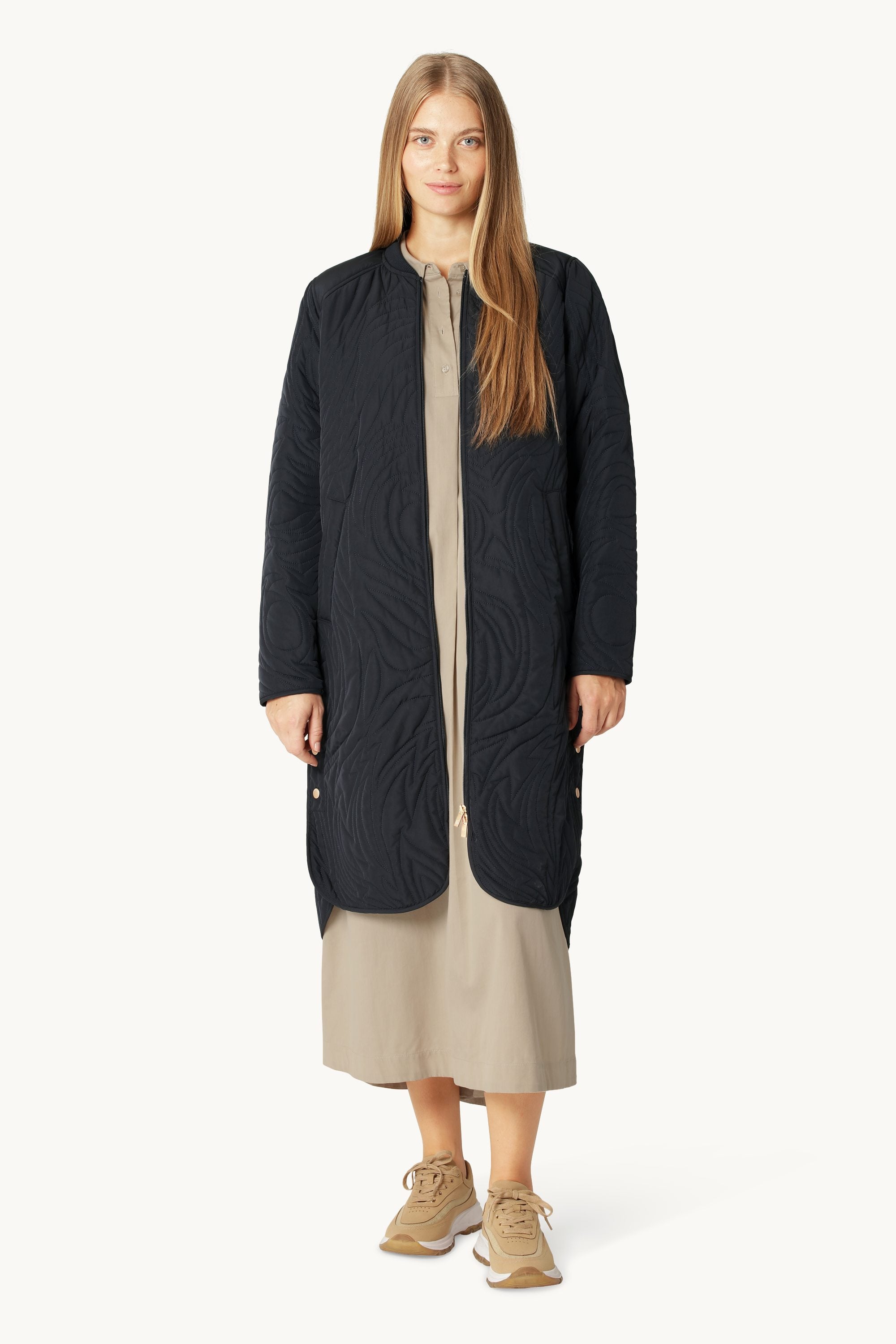 Quiltet Jakke - Dark Indigo