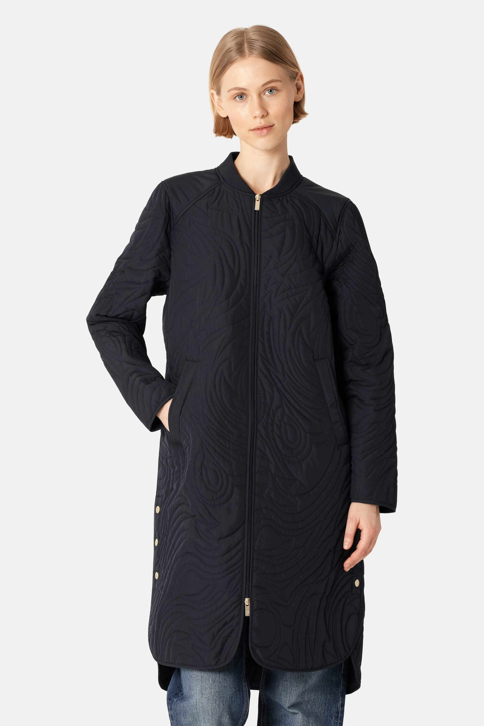 Quiltet Jakke - Dark Indigo