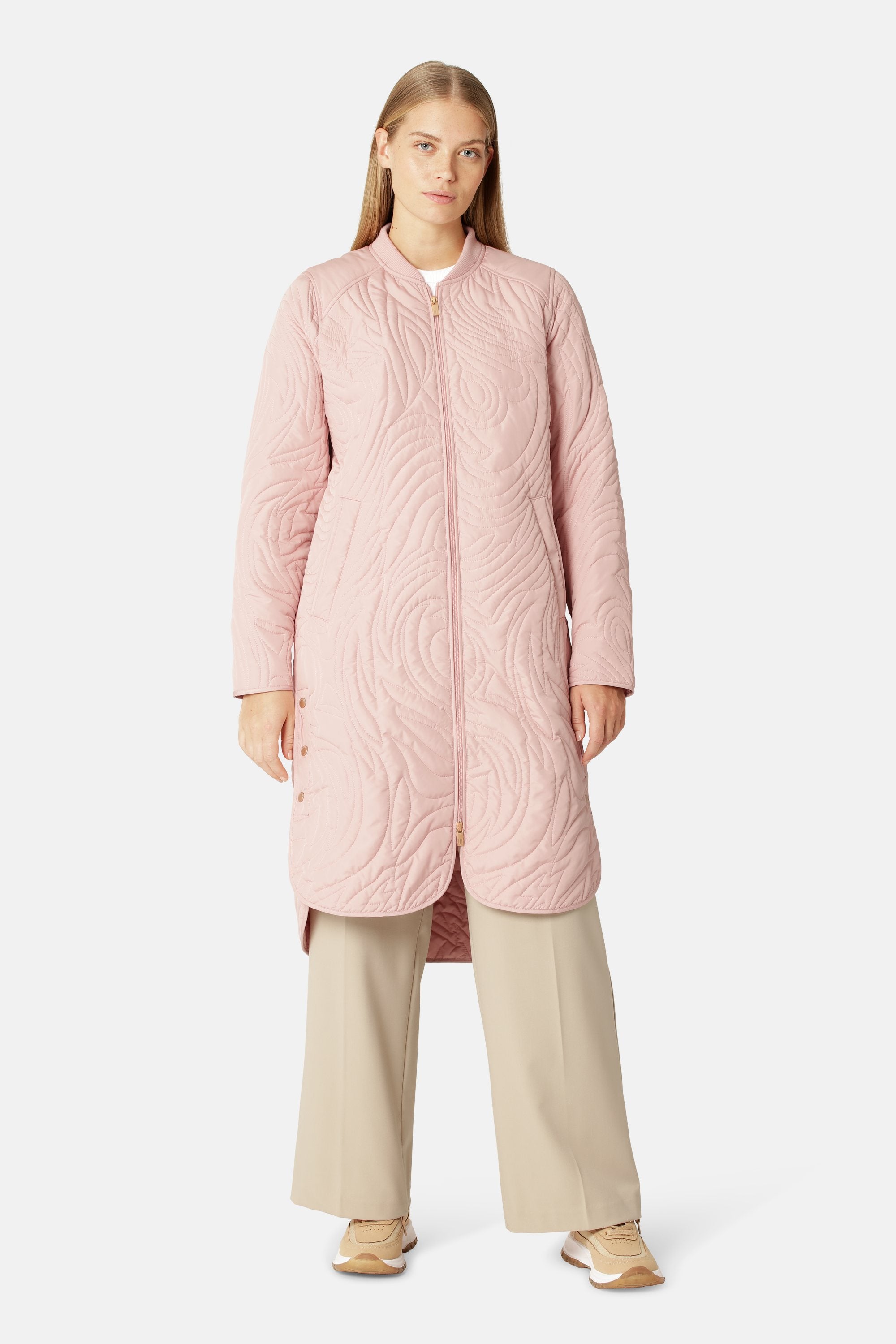 Quiltet Jakke - Peachskin