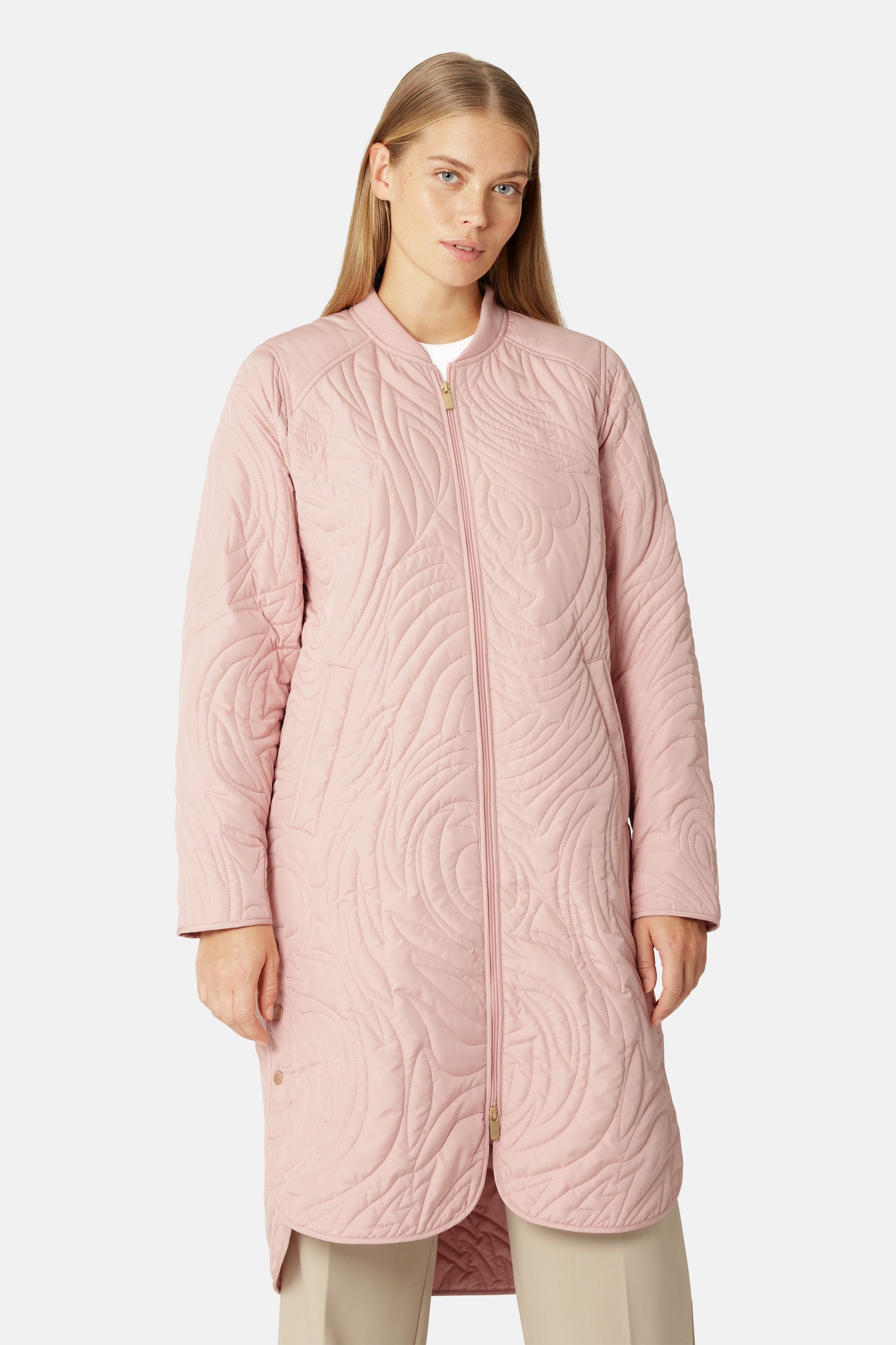 Quiltet Jakke - Peachskin