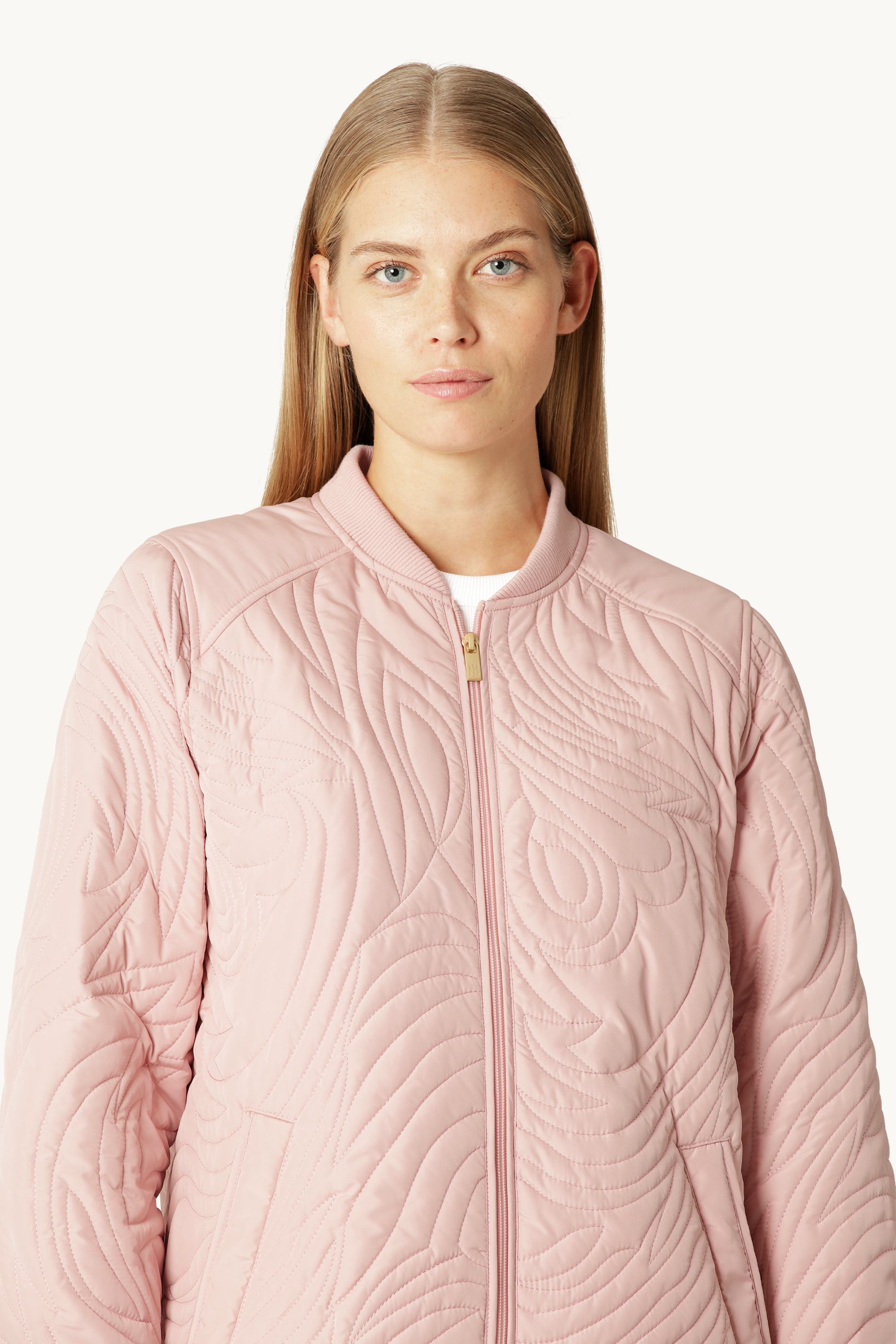 Quiltet Jakke - Peachskin