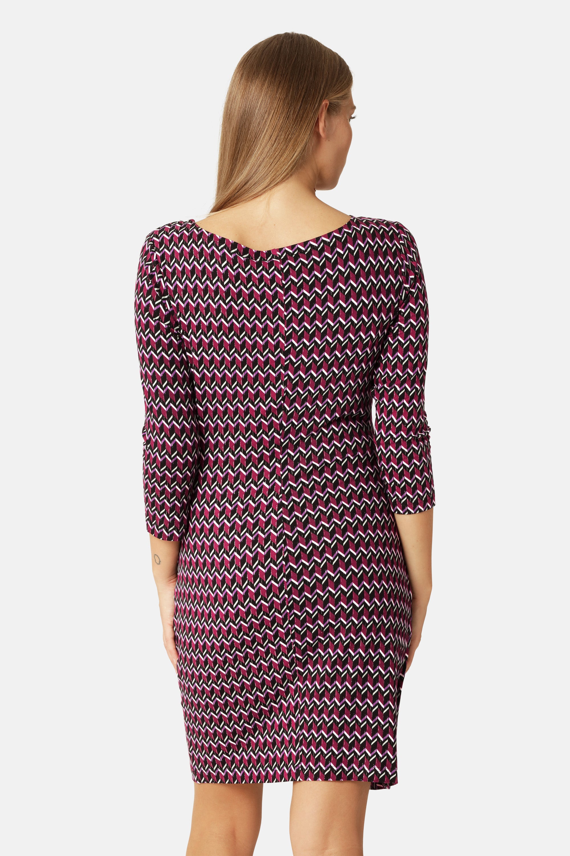 Ilse Jacobsen Hornbæk Womenswear Elisa Harlekin Knot Dress Clothes 908 Rosy Pink