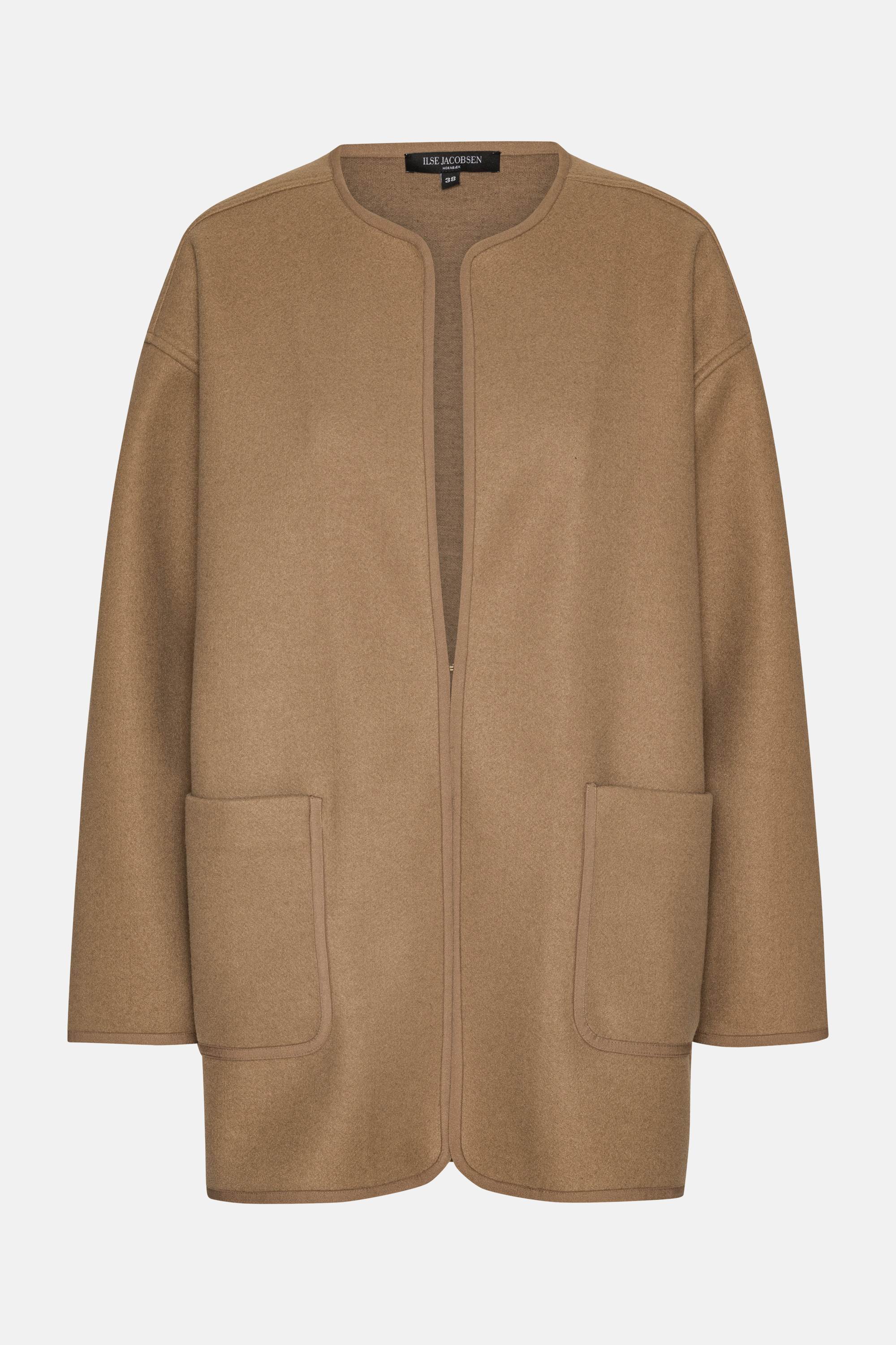 Filtet Casual Jakke - Mocca