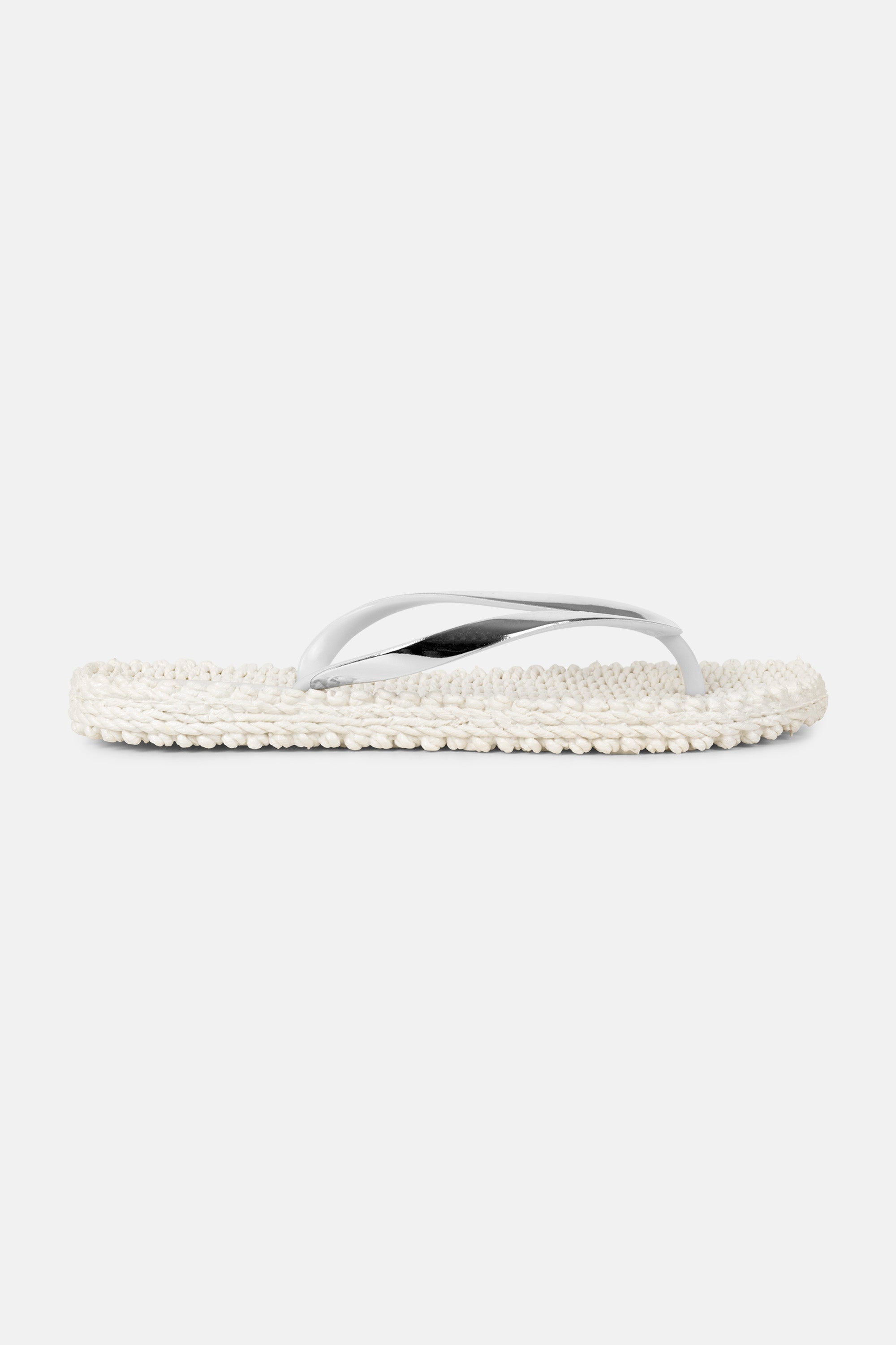 Ilse Jacobsen Hornbæk Footwear Metallic Flip Flop Flip-flops 120 Creme