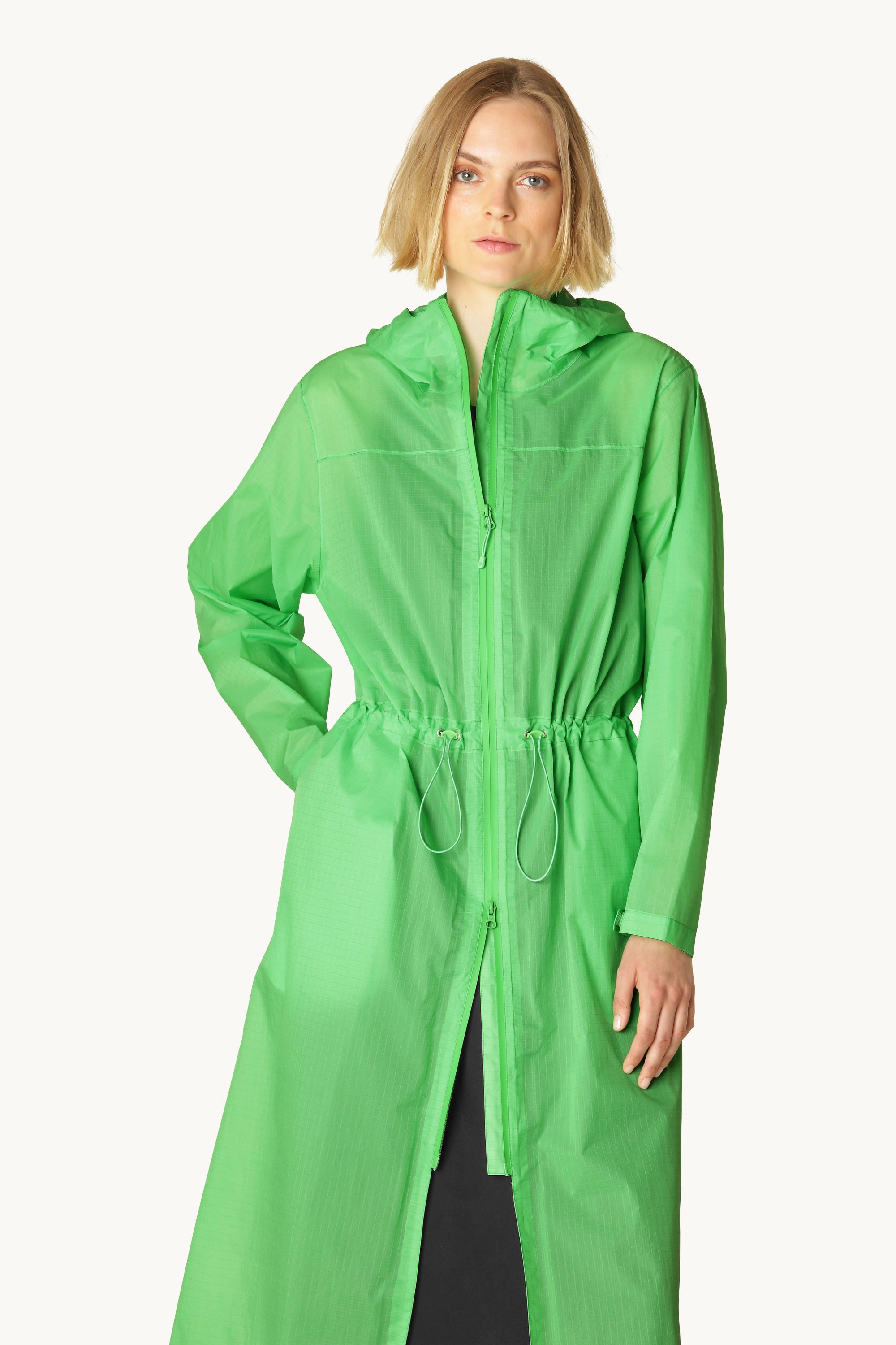 Windbreaker Regnfrakke - Bright Green