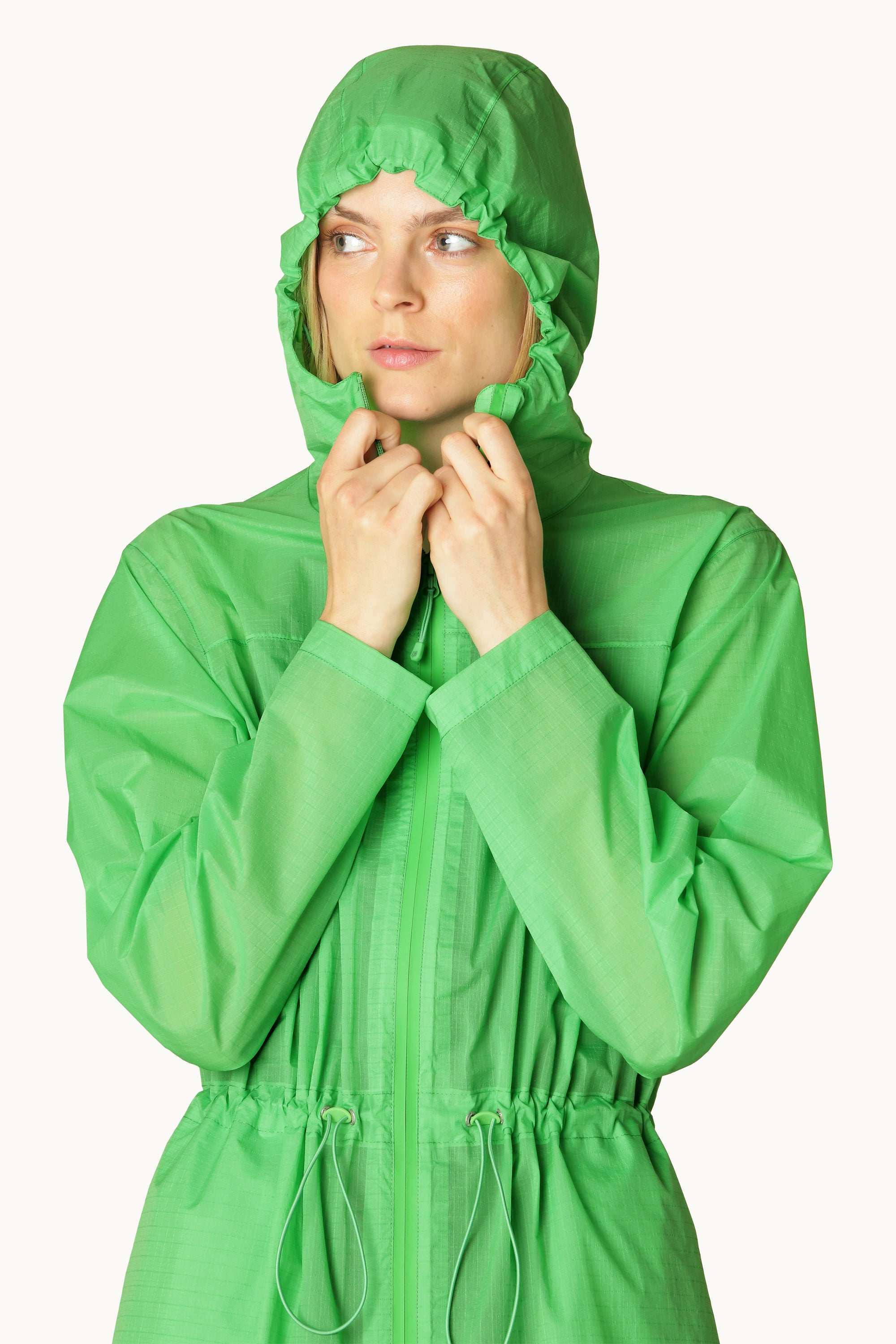 Windbreaker Regnfrakke - Bright Green