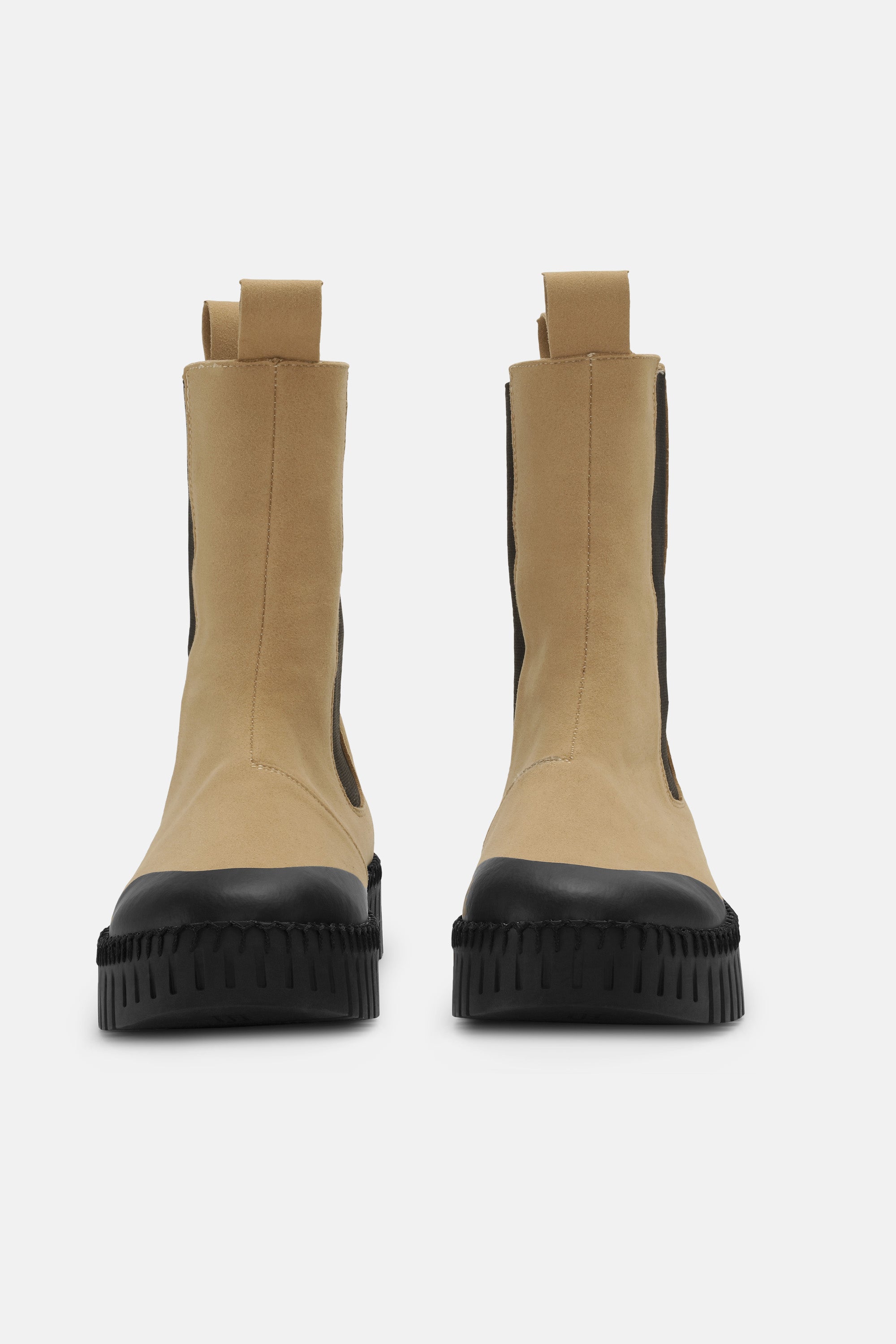 Ilse Jacobsen Hornbæk Footwear Long Chelsea Boots Boots 110001 Latte Black