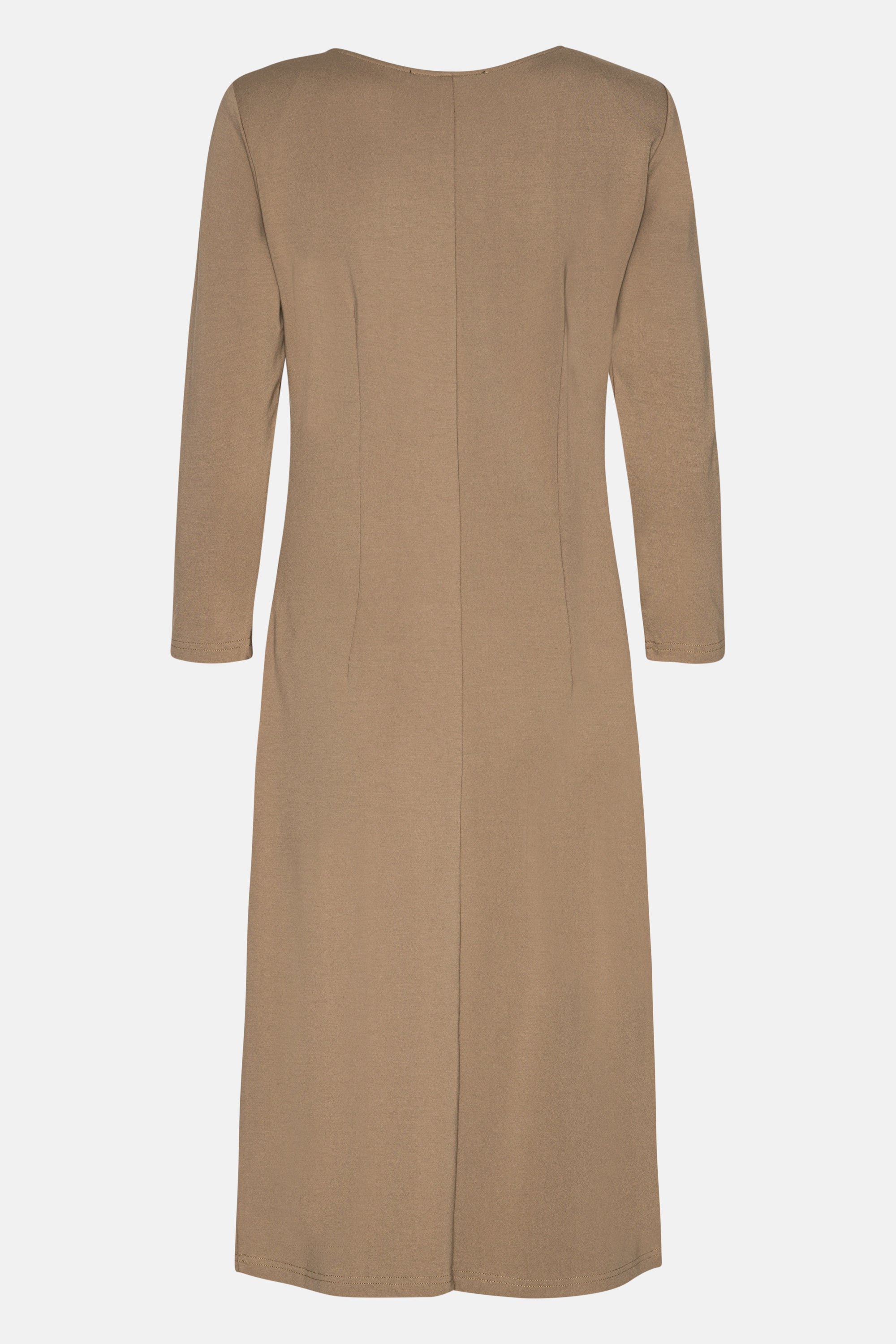 Kjole med Læg - Greige