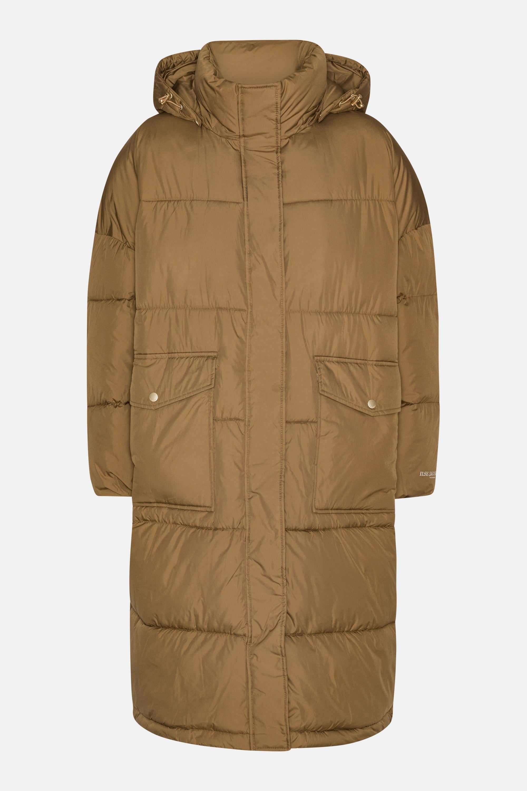 Long Padded Coat - Mocca
