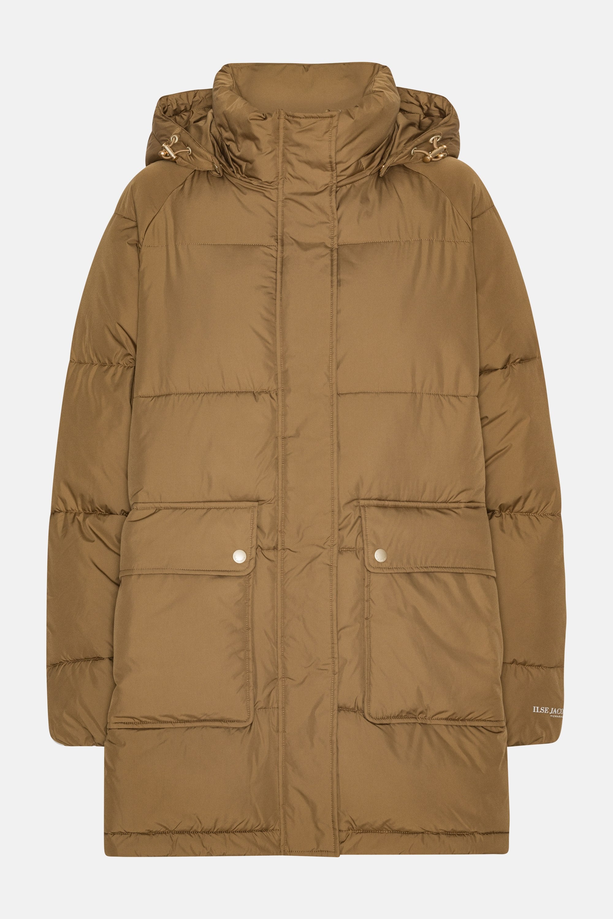 Oversized Padded Coat - Mocca