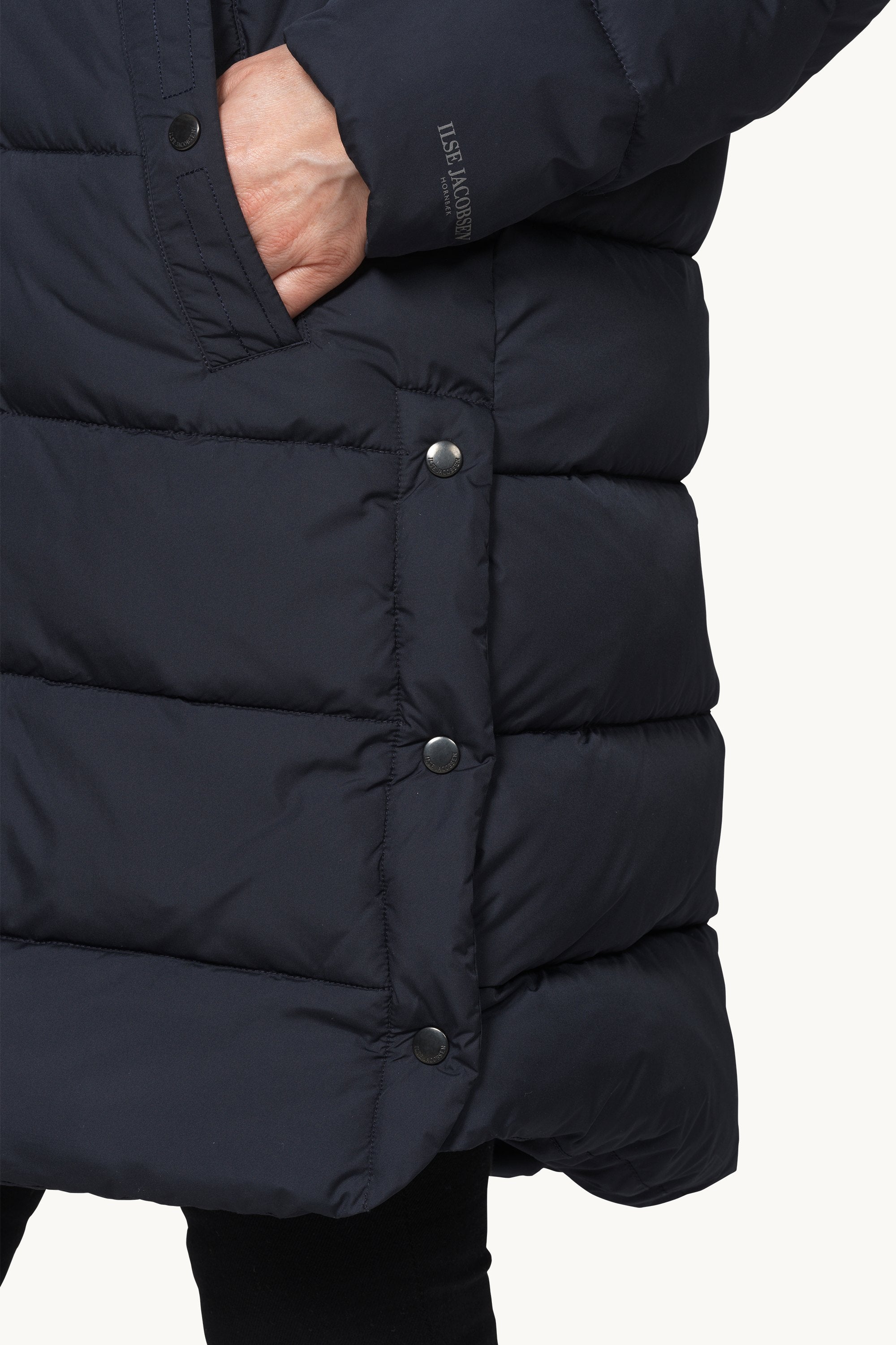 Padded Coat - Dark Indigo