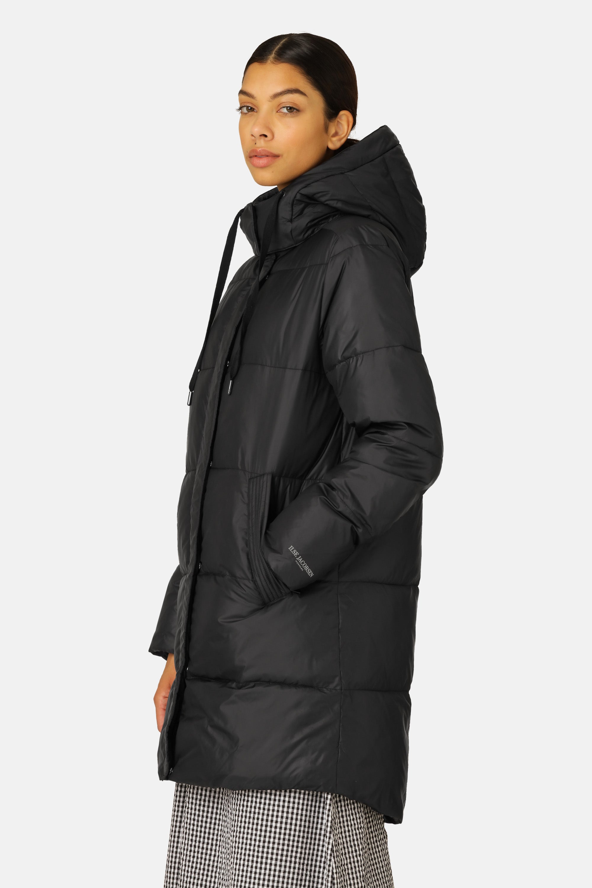 Ilse Jacobsen Hornbæk Outerwear Padded Coat Coat 001 Black