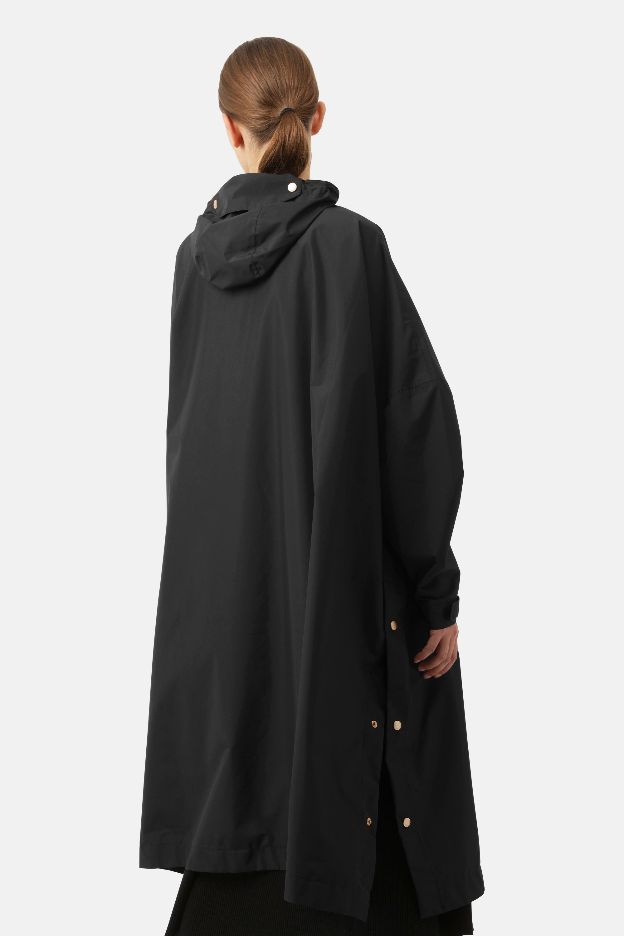 Ilse Jacobsen Hornbæk Rain Poncho w. Sleeves Poncho 001 Black
