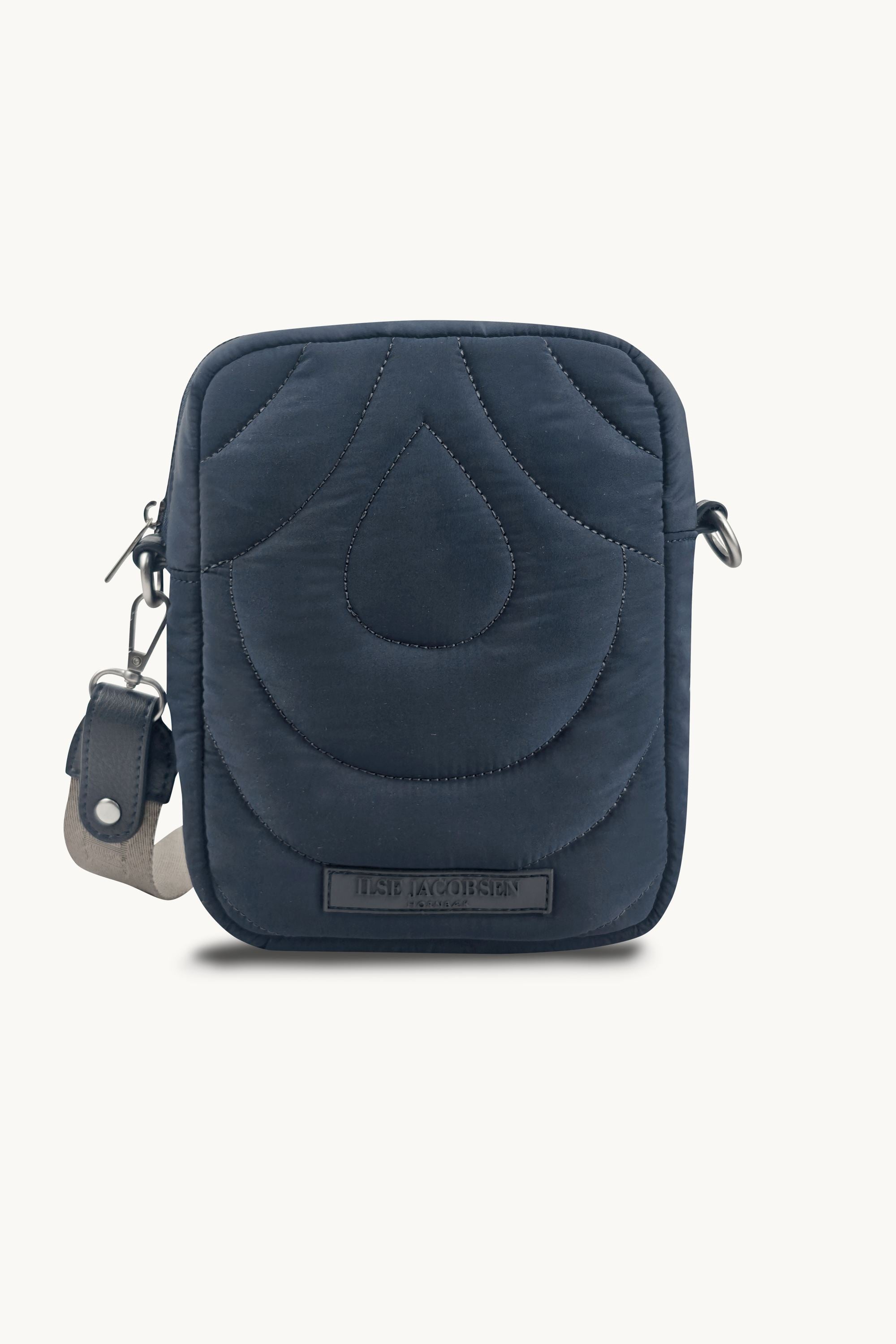 Small Quilted Crossbody Bag - Dark Indigo