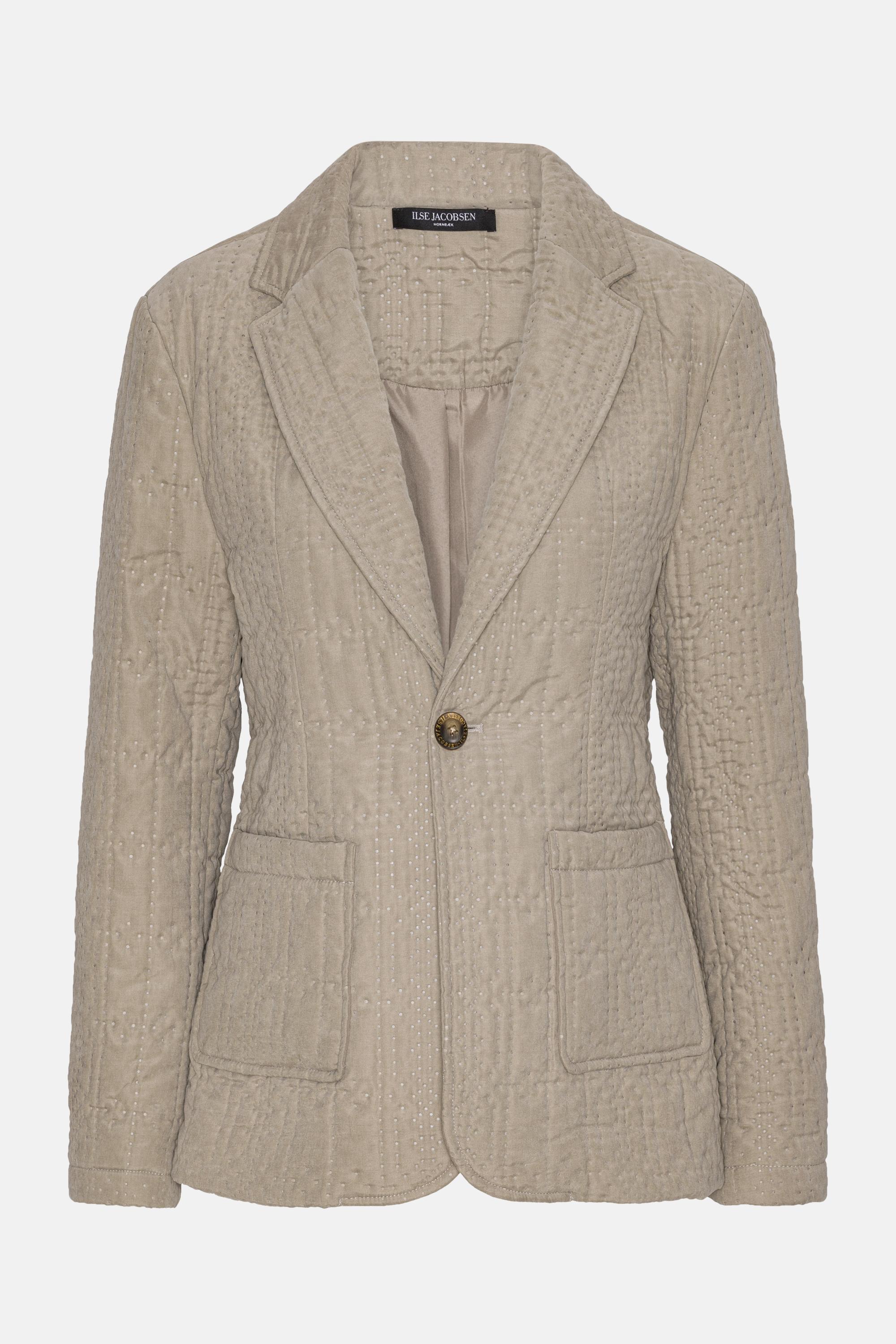 Quiltet Blazer - Greige