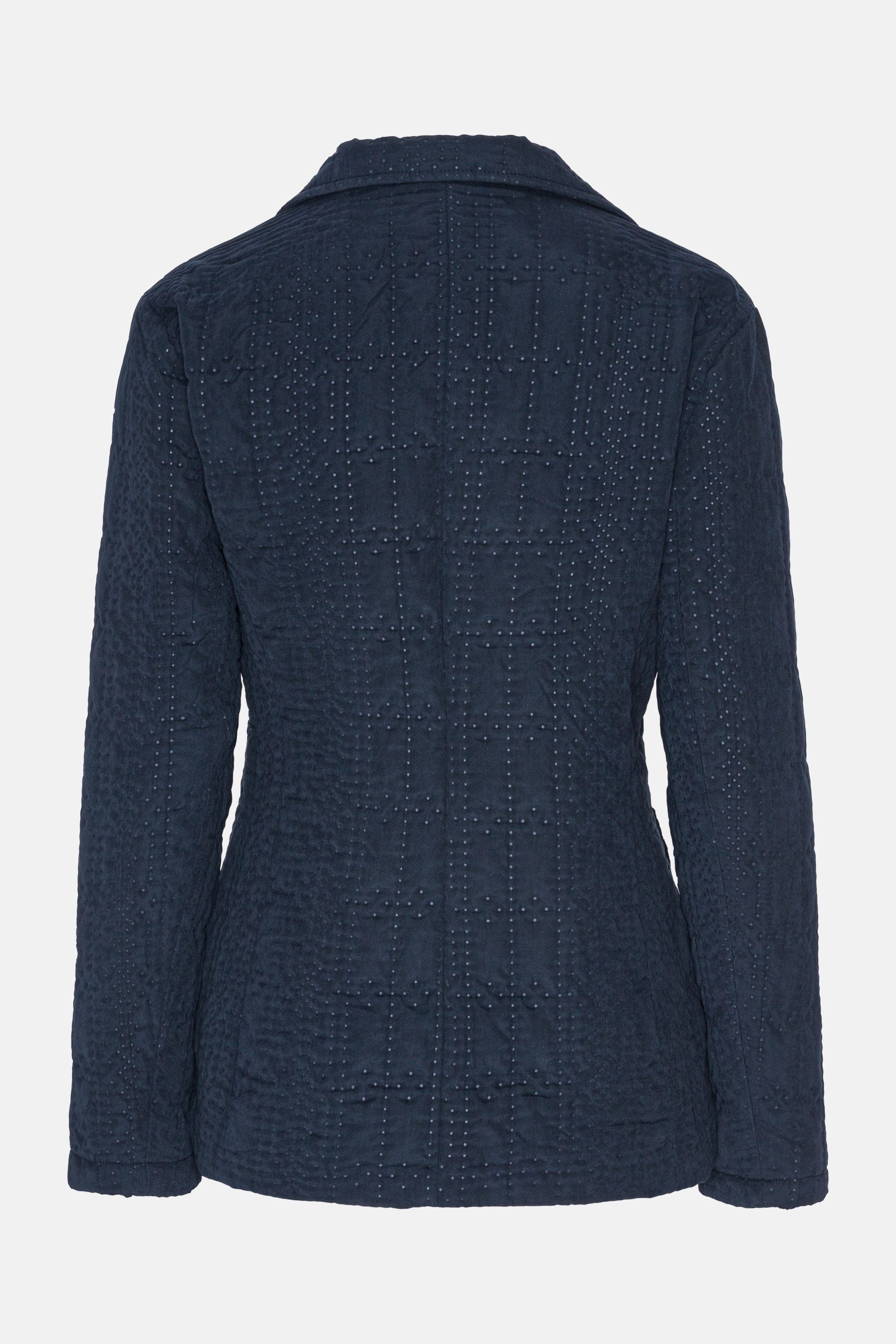 Quiltet Blazer - Dark Indigo
