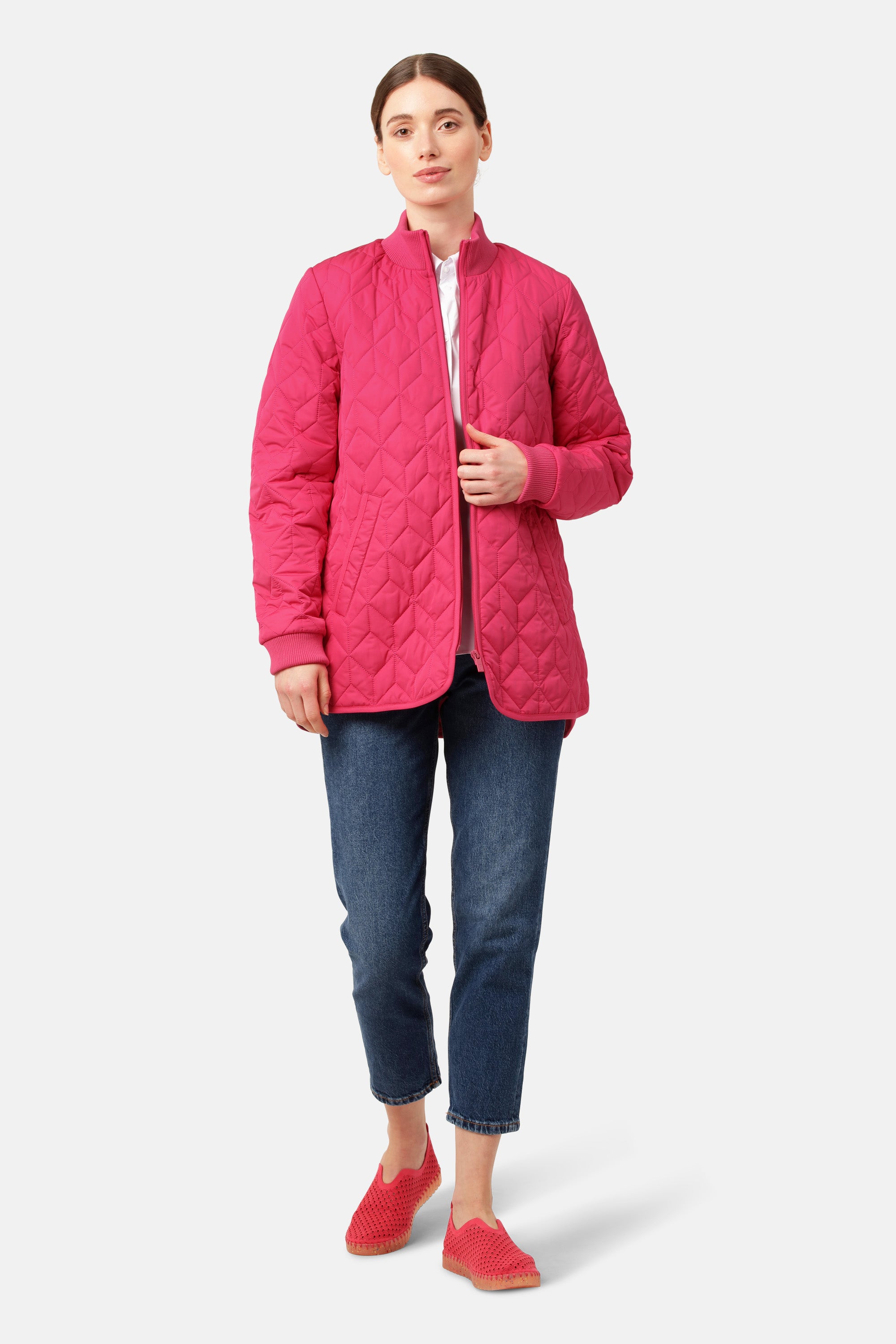 Ilse Jacobsen Hornbæk Outerwear Quilt Jacket Jacket 917 Magenta