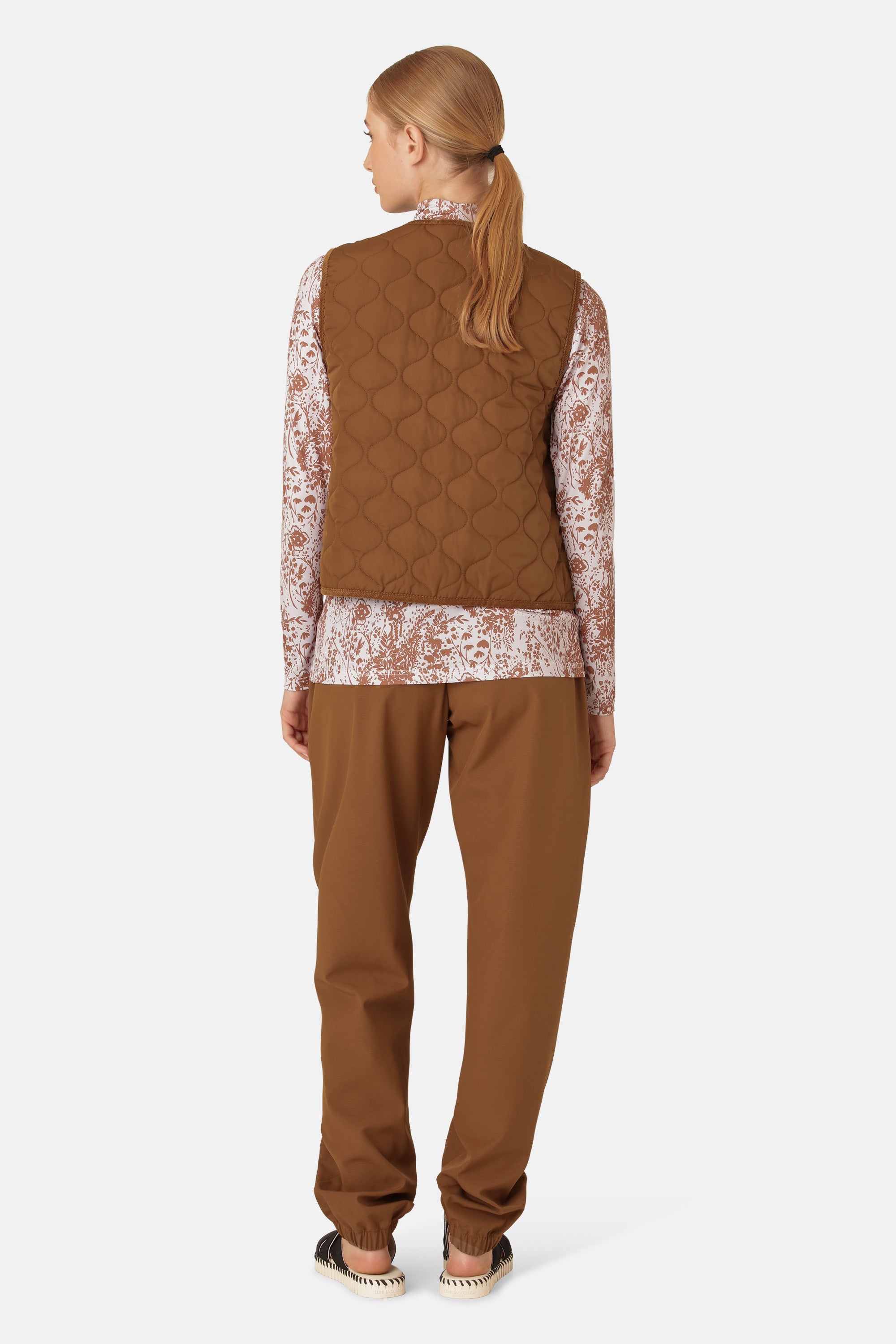 Ilse Jacobsen Hornbæk Outerwear Quilt Vest Vest 228 Walnut