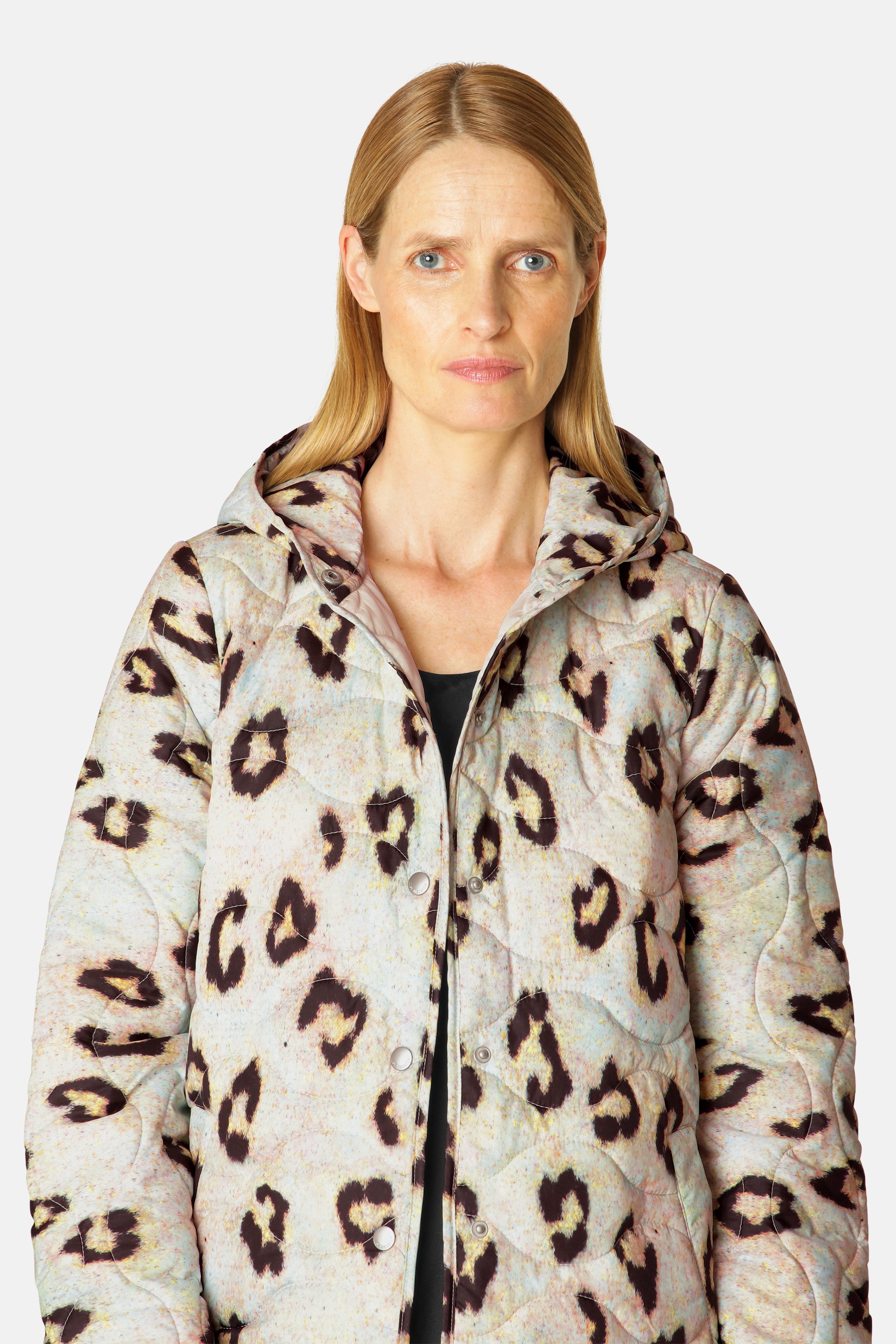 Ilse Jacobsen Hornbæk Outerwear Quilt jacket Jacket 760 Leopard