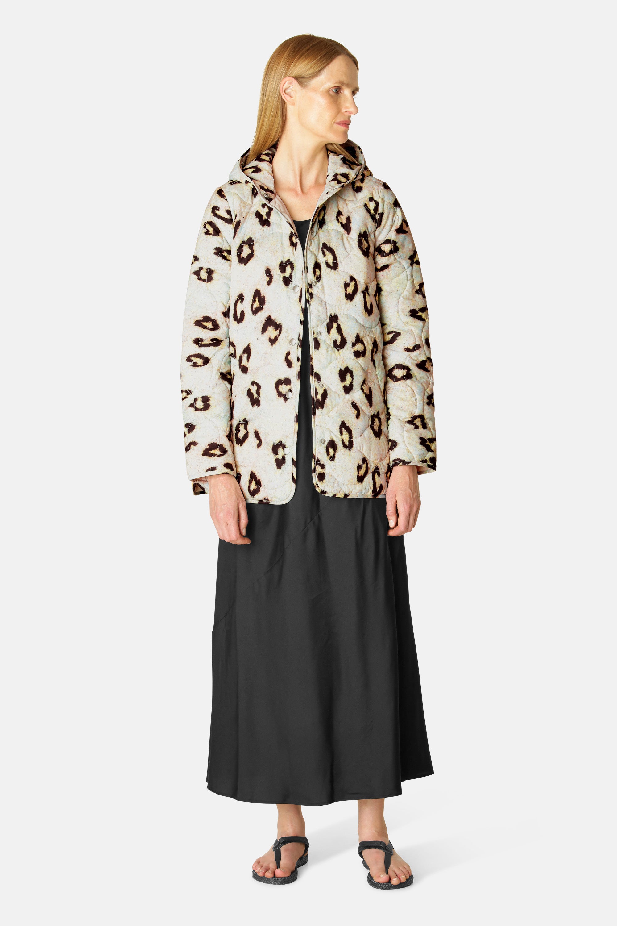 Ilse Jacobsen Hornbæk Outerwear Quilt jacket Jacket 760 Leopard