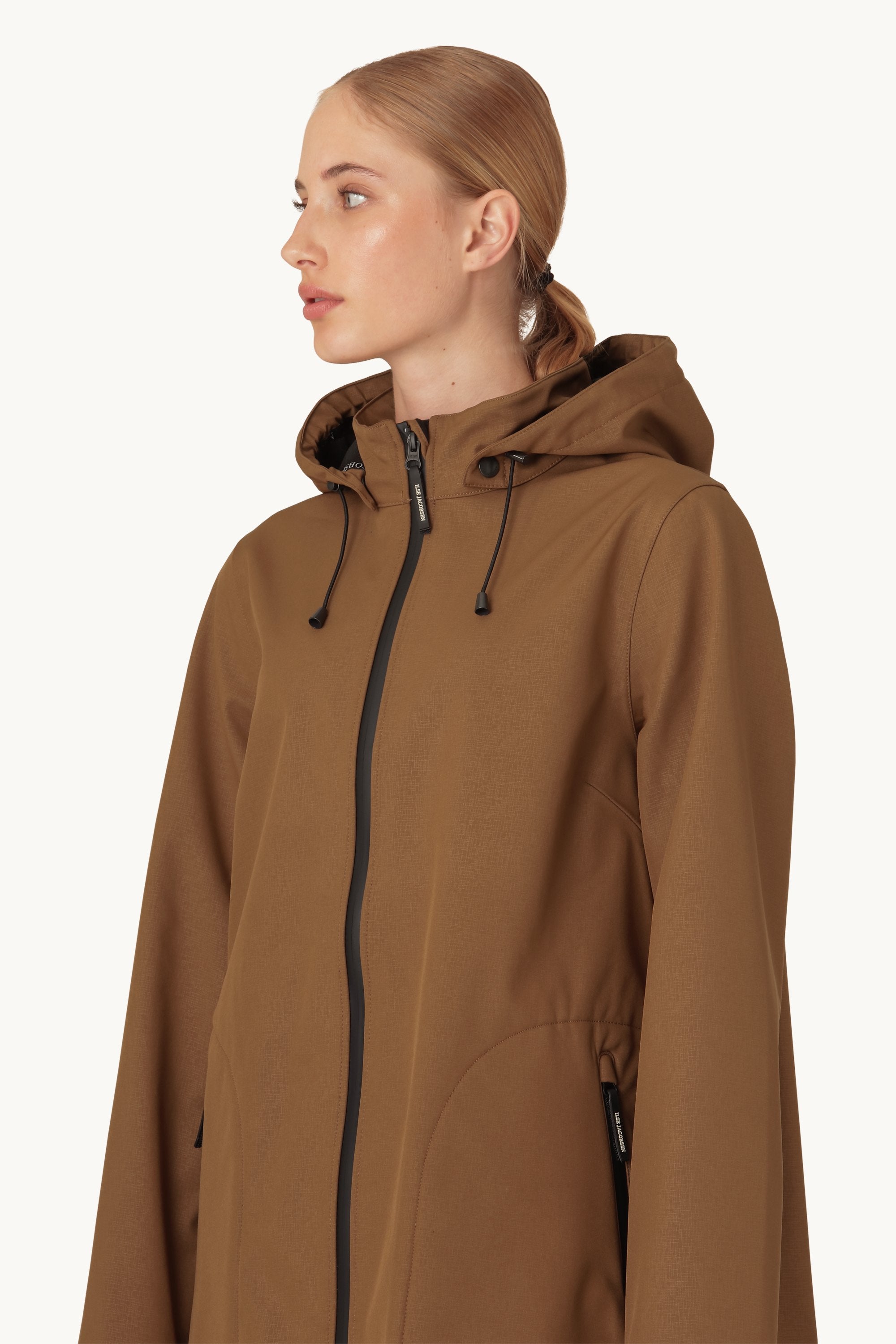 Softshell Regnjakke A-form - Walnut