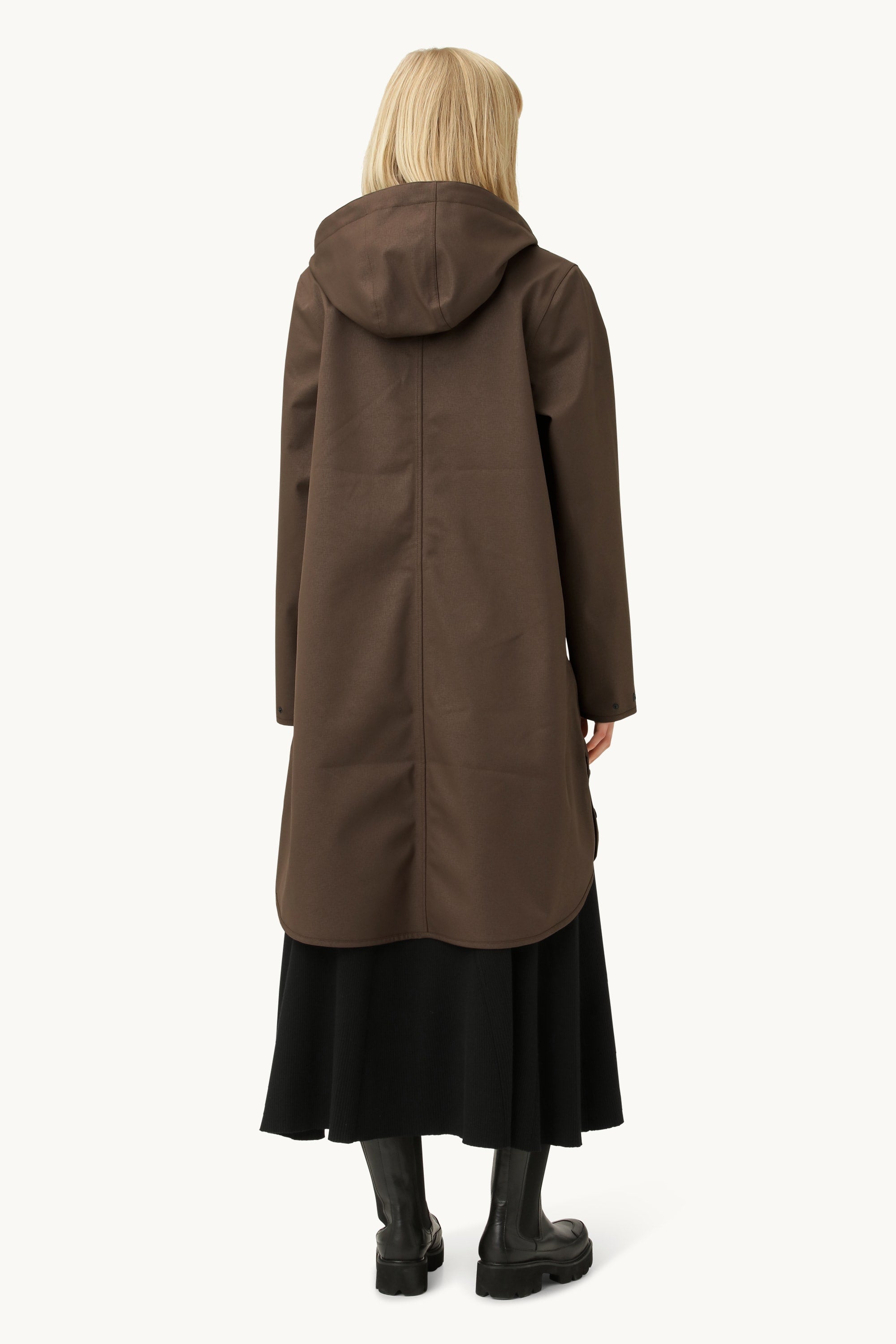 Softshell Regnjakke A-form - Chocolate Brown