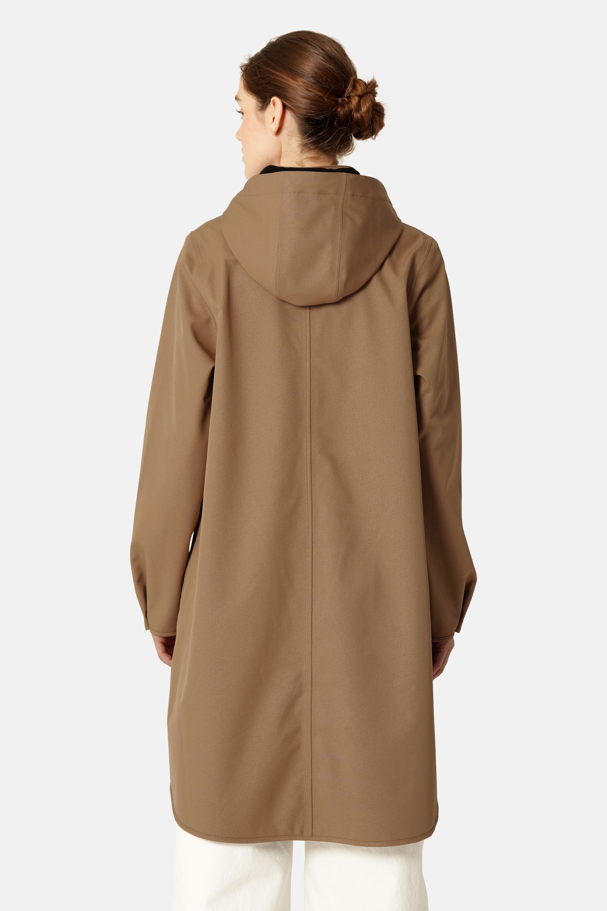 Softshell Regnjakke A-form - Mocca