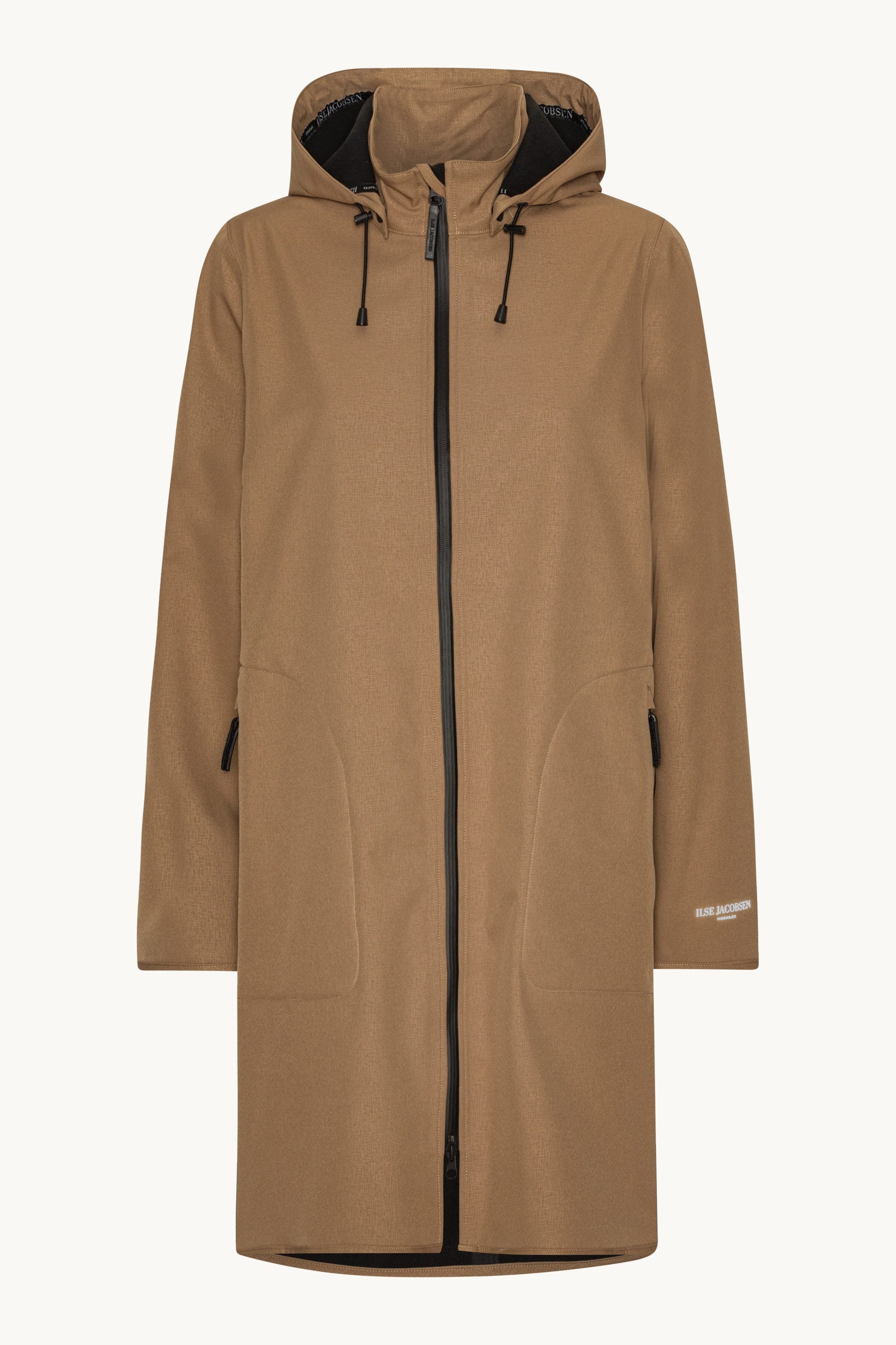 Softshell Regnjakke A-form - Mocca