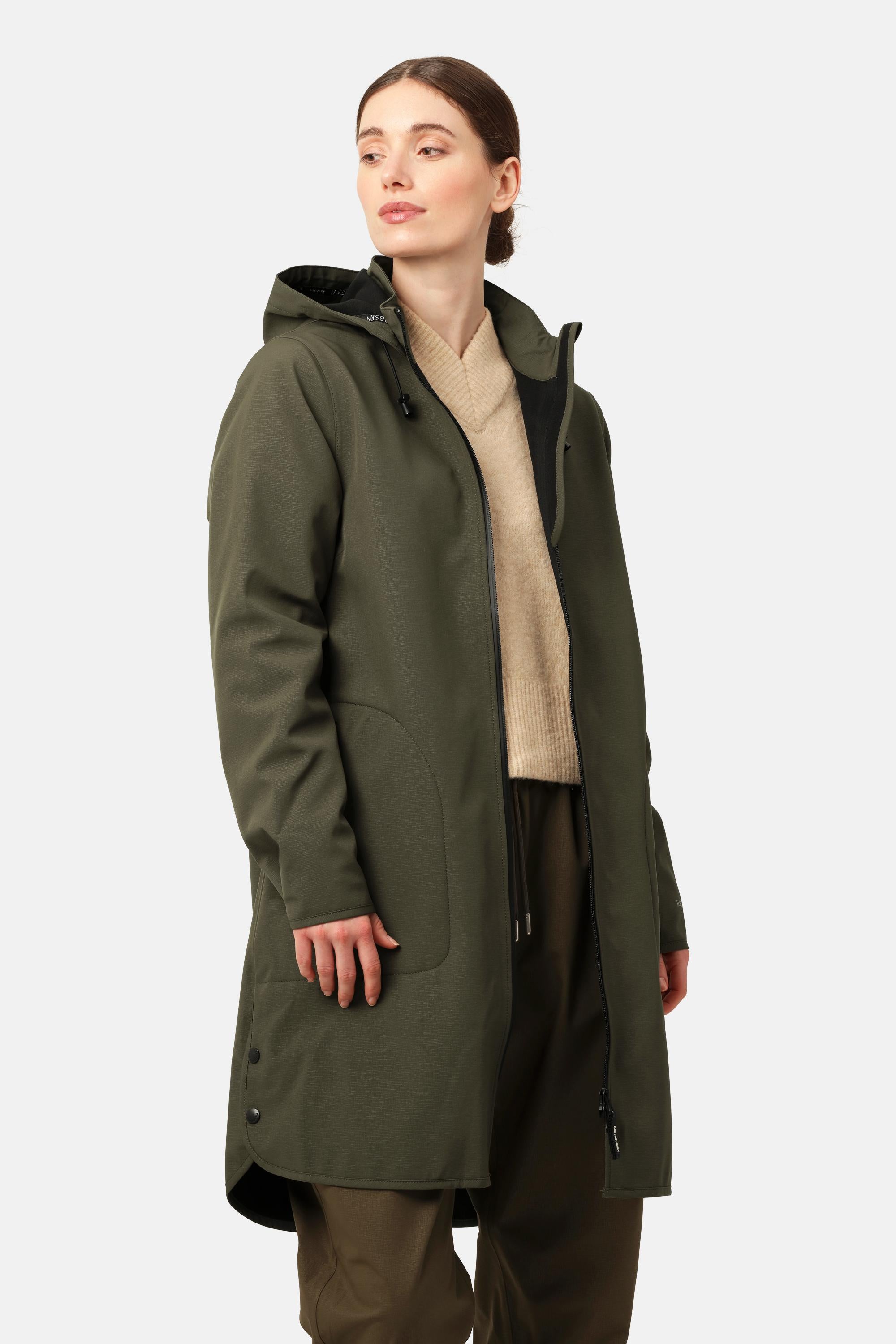 Softshell Regnjakke A-form - Army